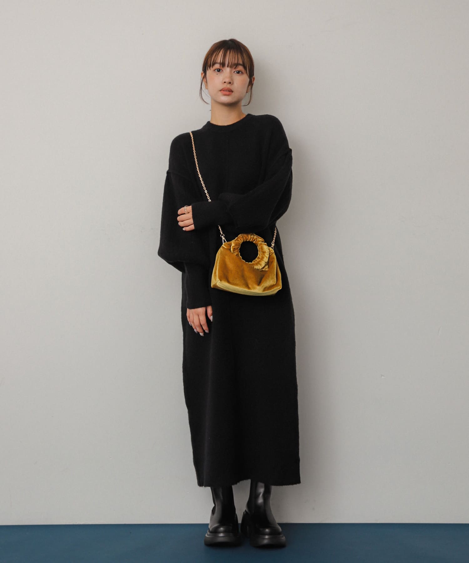 身長：158cm サイズ：one