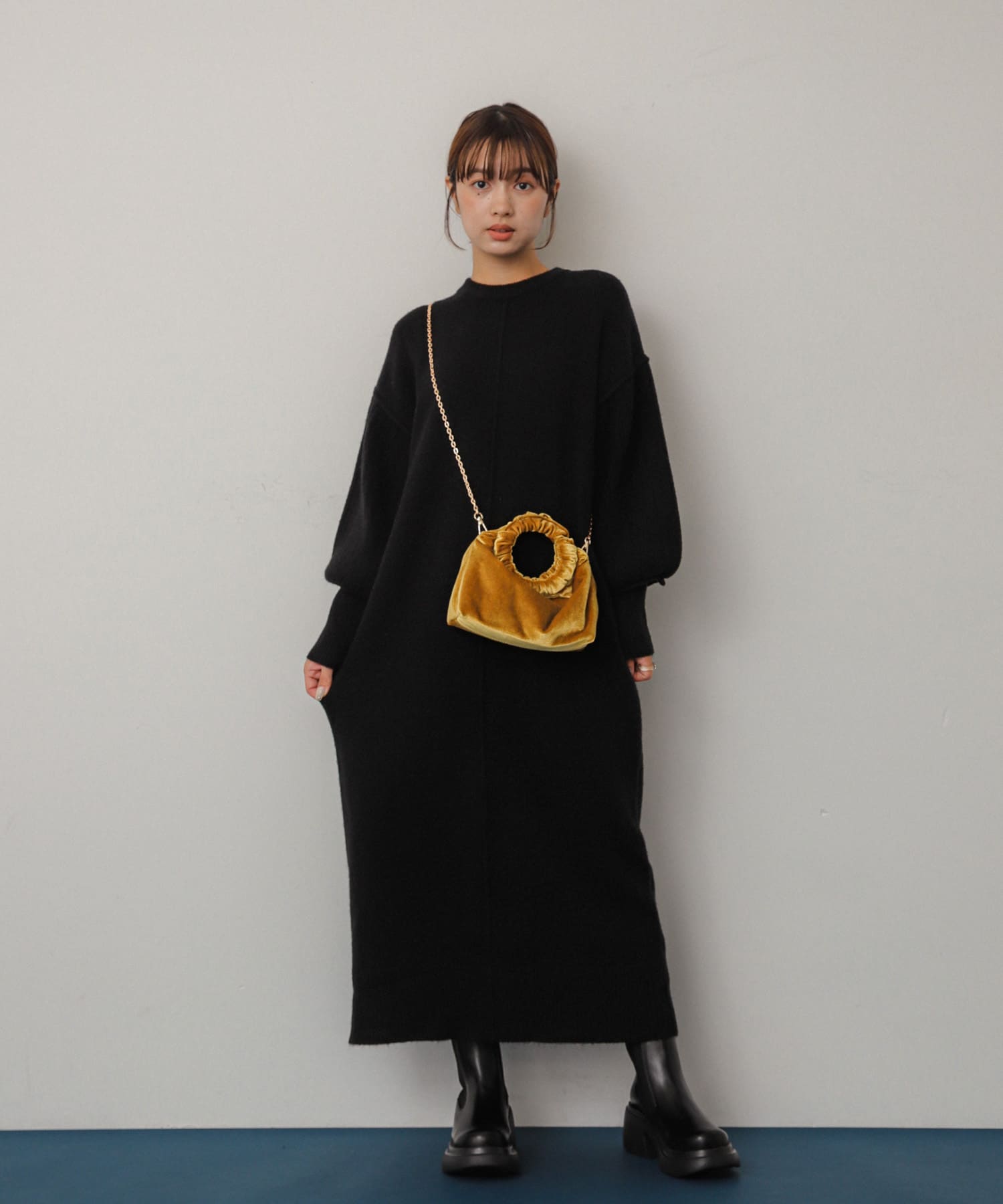 身長：158cm サイズ：one