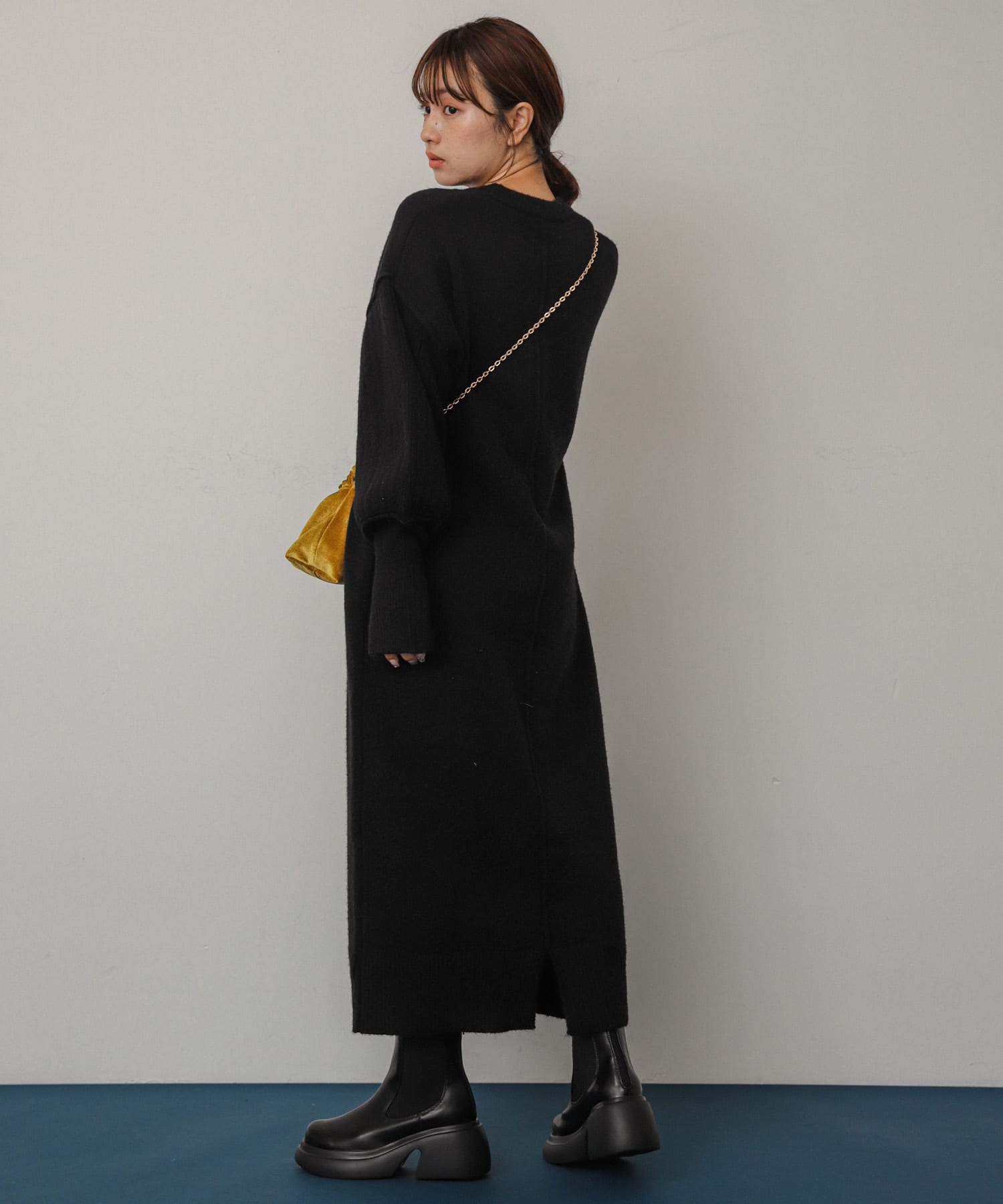 身長：158cm サイズ：one