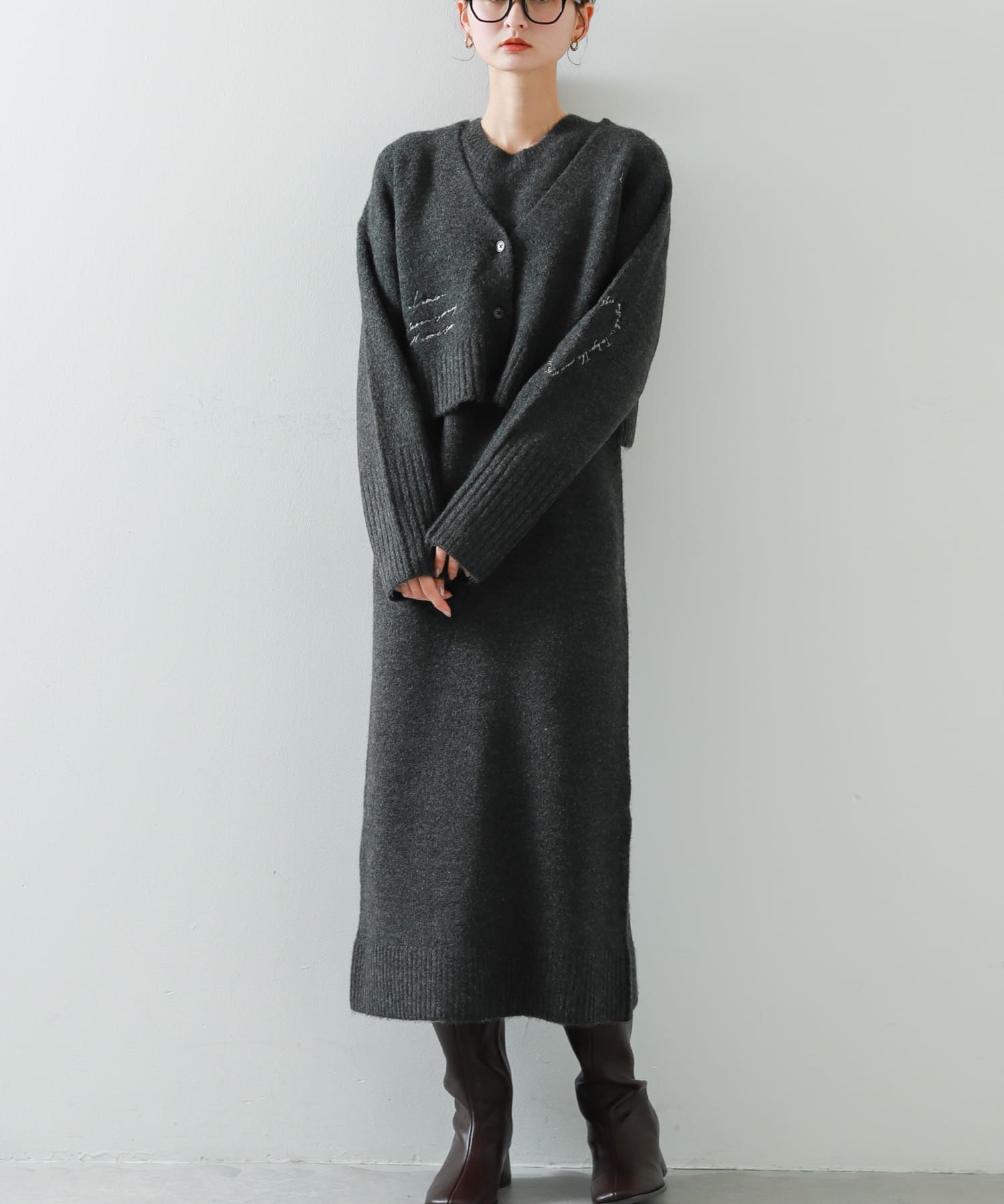 身長：169cm サイズ：one