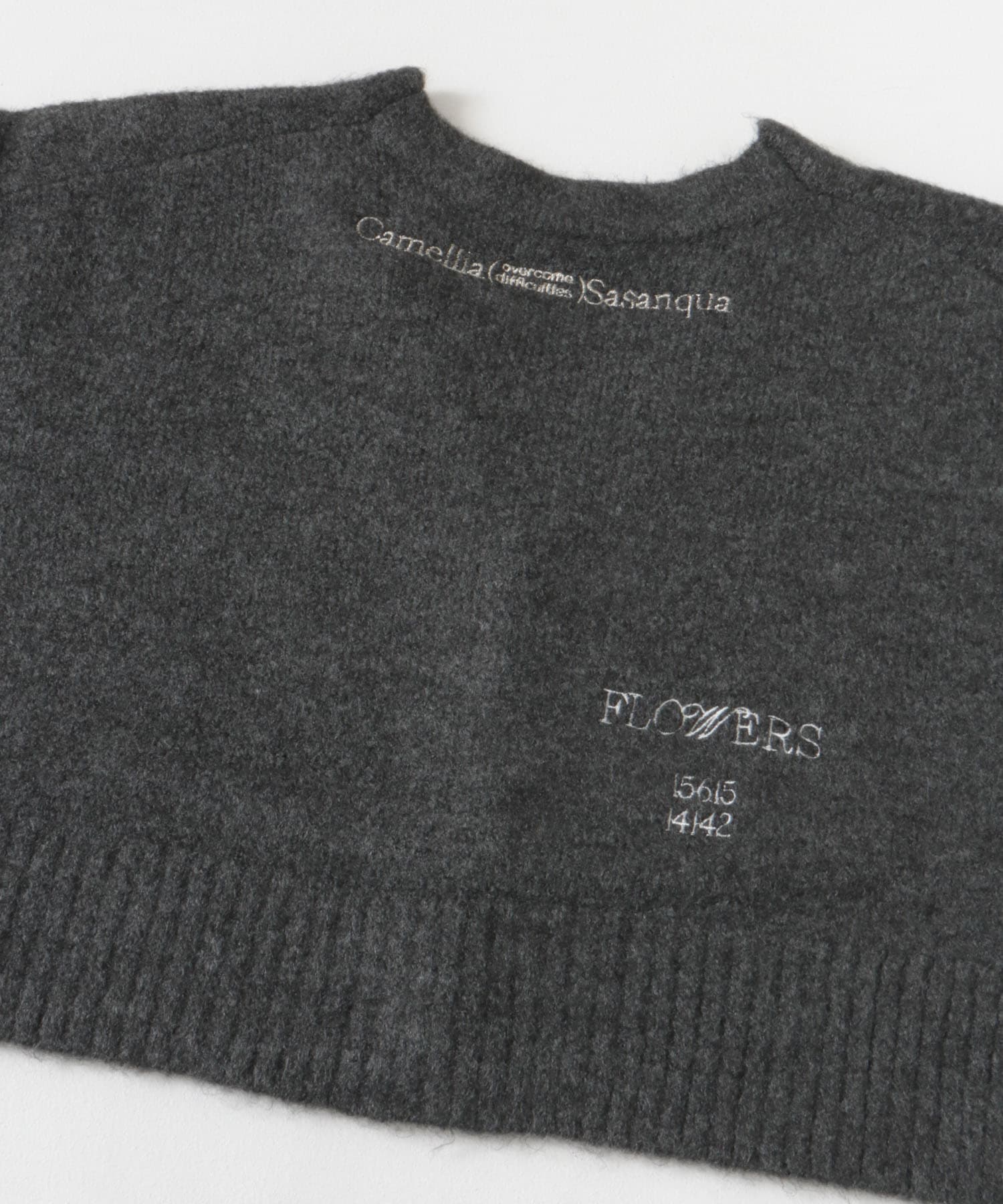シシュウカーディガンセットワンピース CHARCOAL one