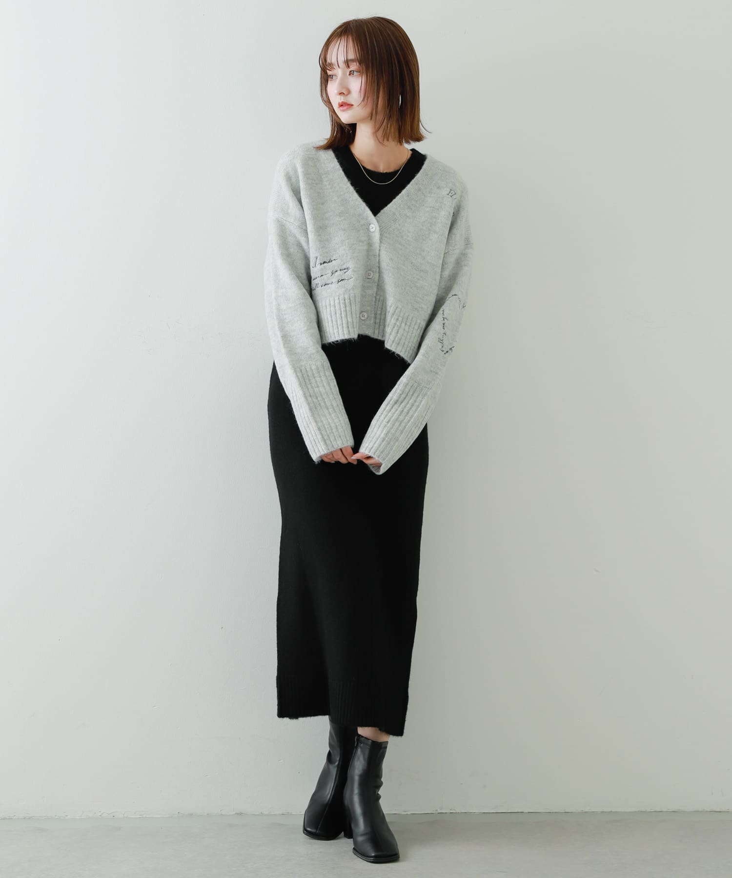 身長：169cm サイズ：one
