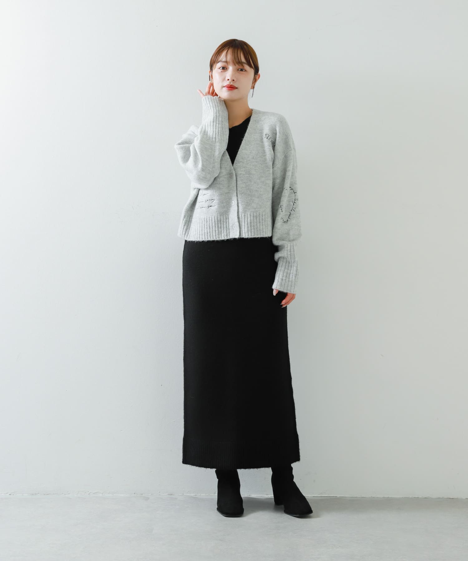 身長：158cm サイズ：one