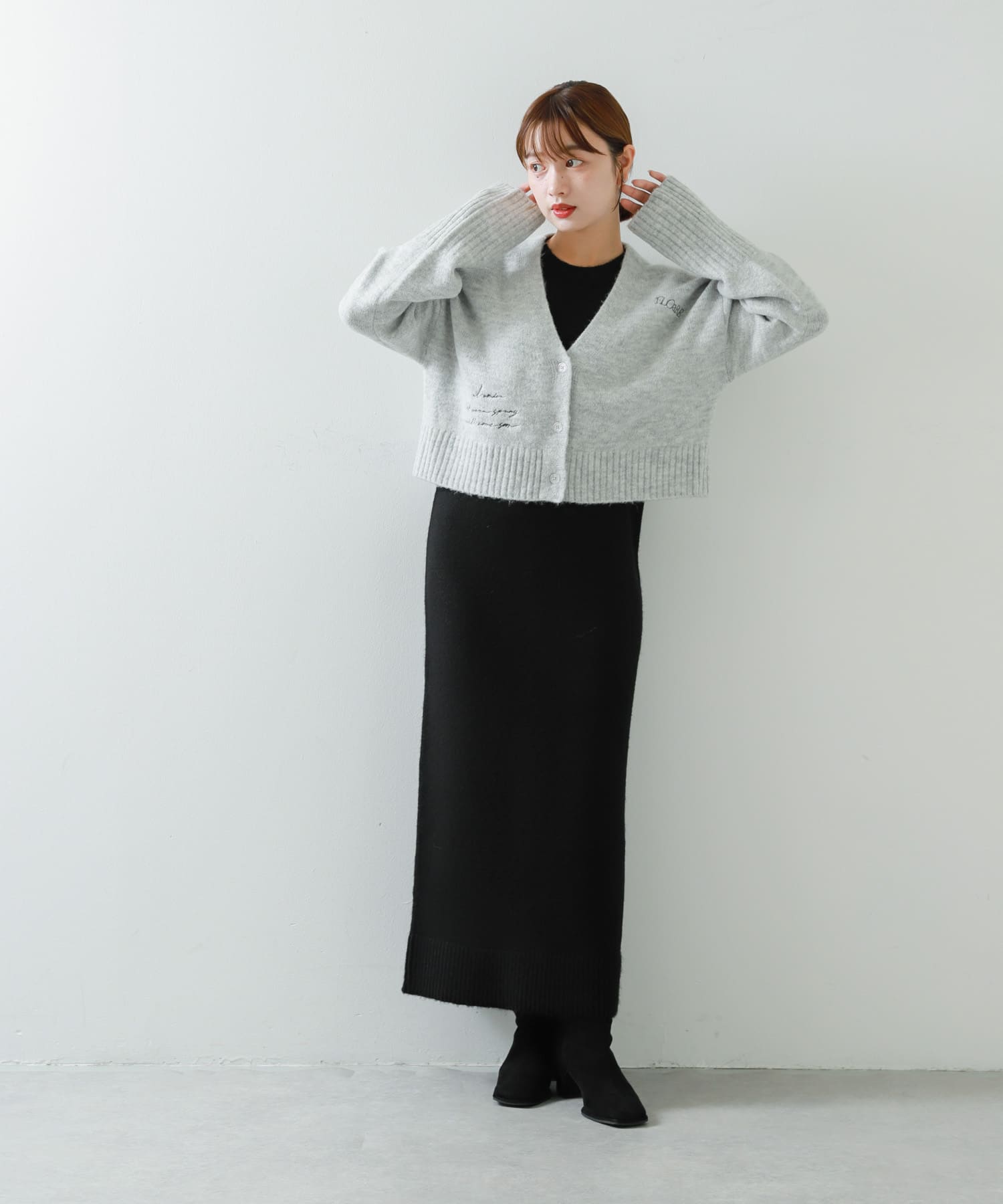 身長：158cm サイズ：one