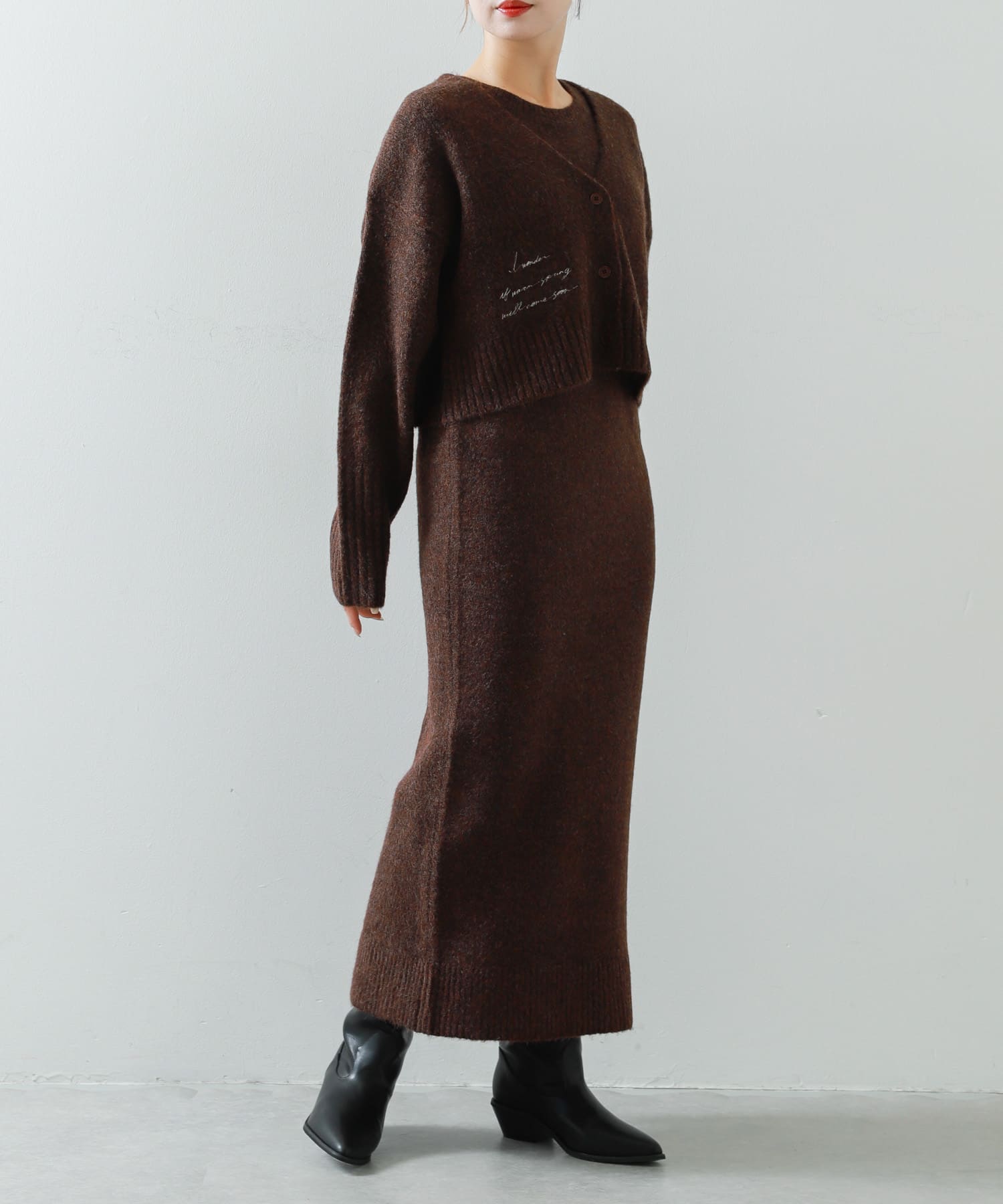 身長：158cm サイズ：one