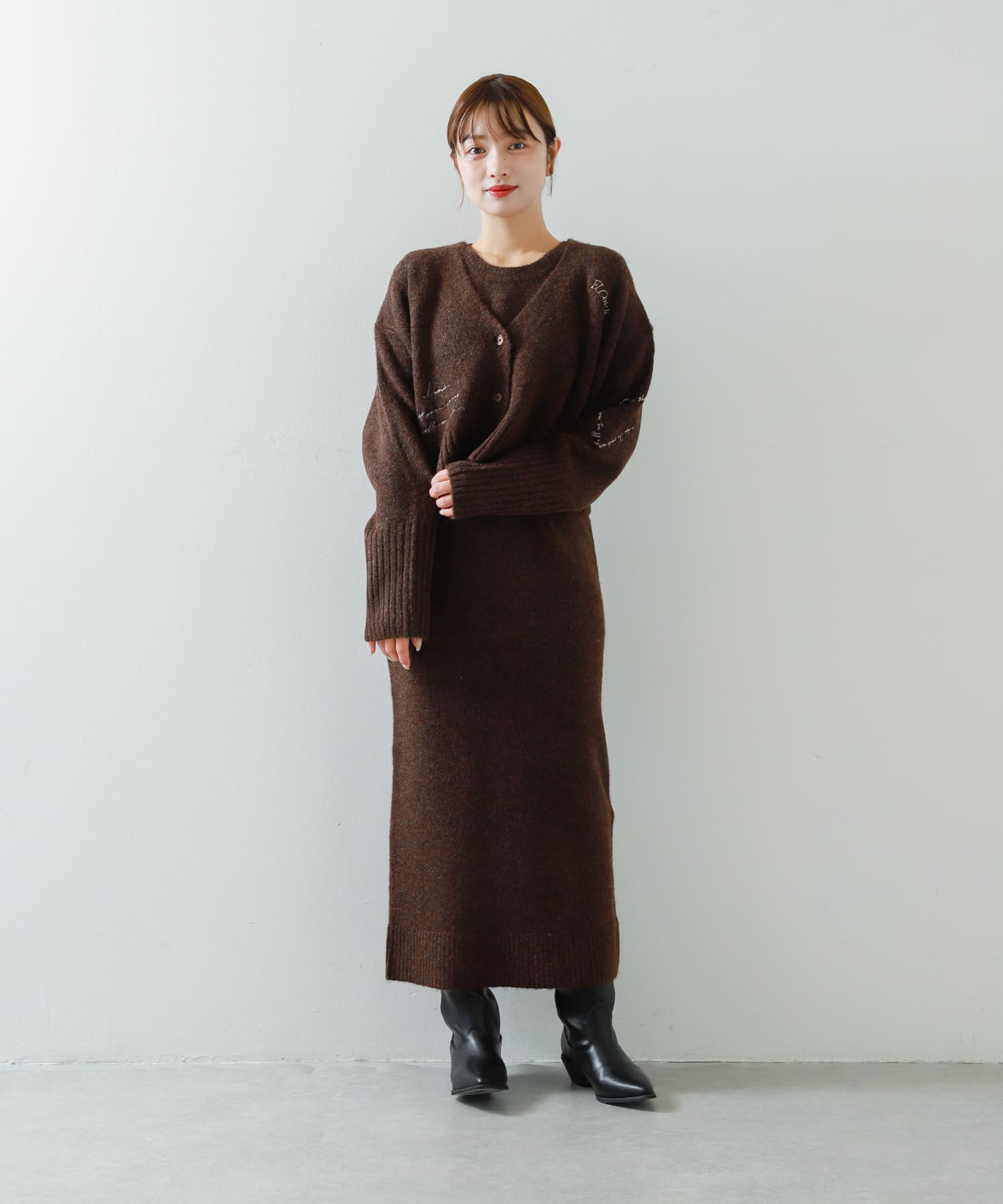 身長：158cm サイズ：one