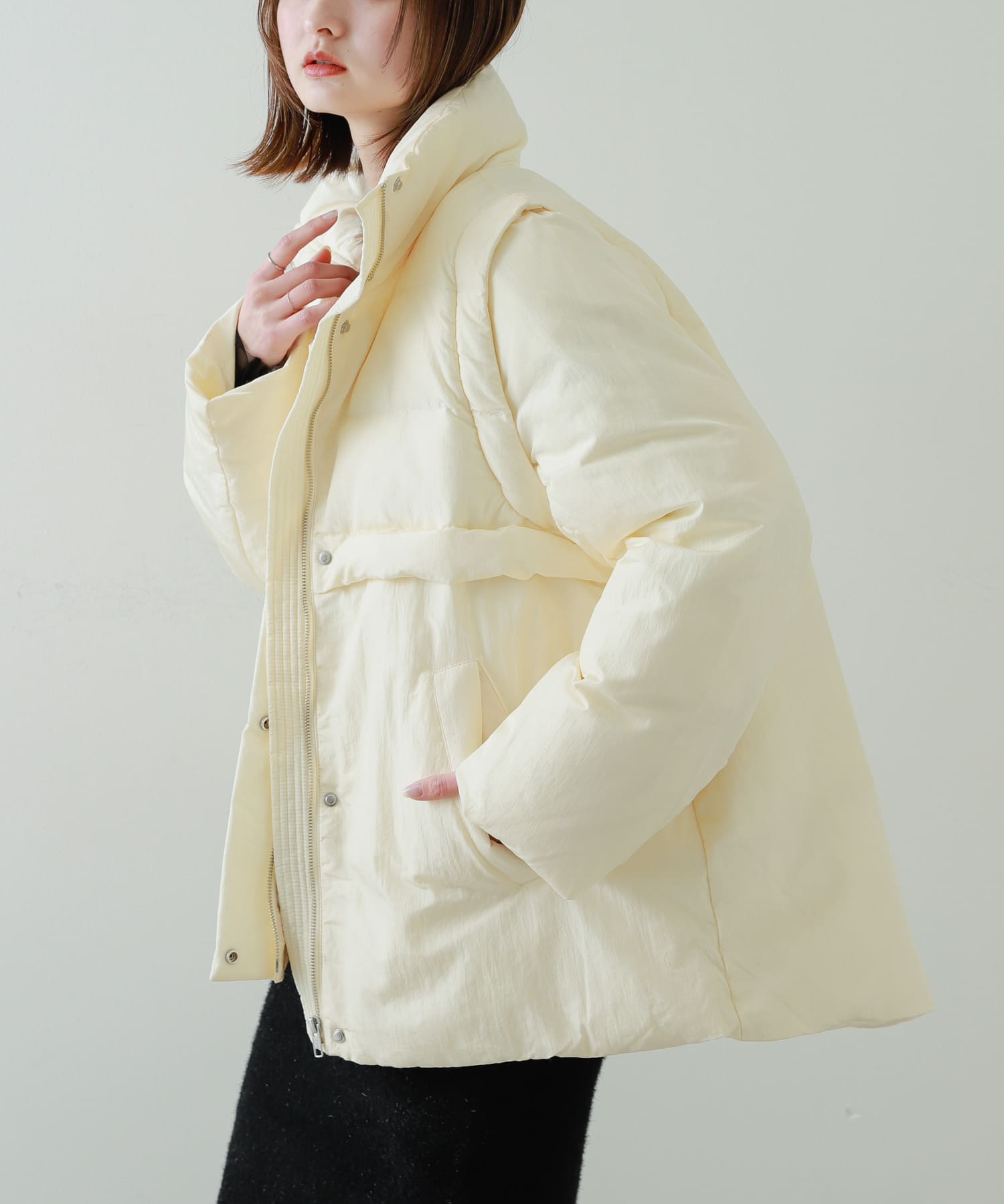 『WEB/一部店舗限定』2WAYスタンドカラーダウン