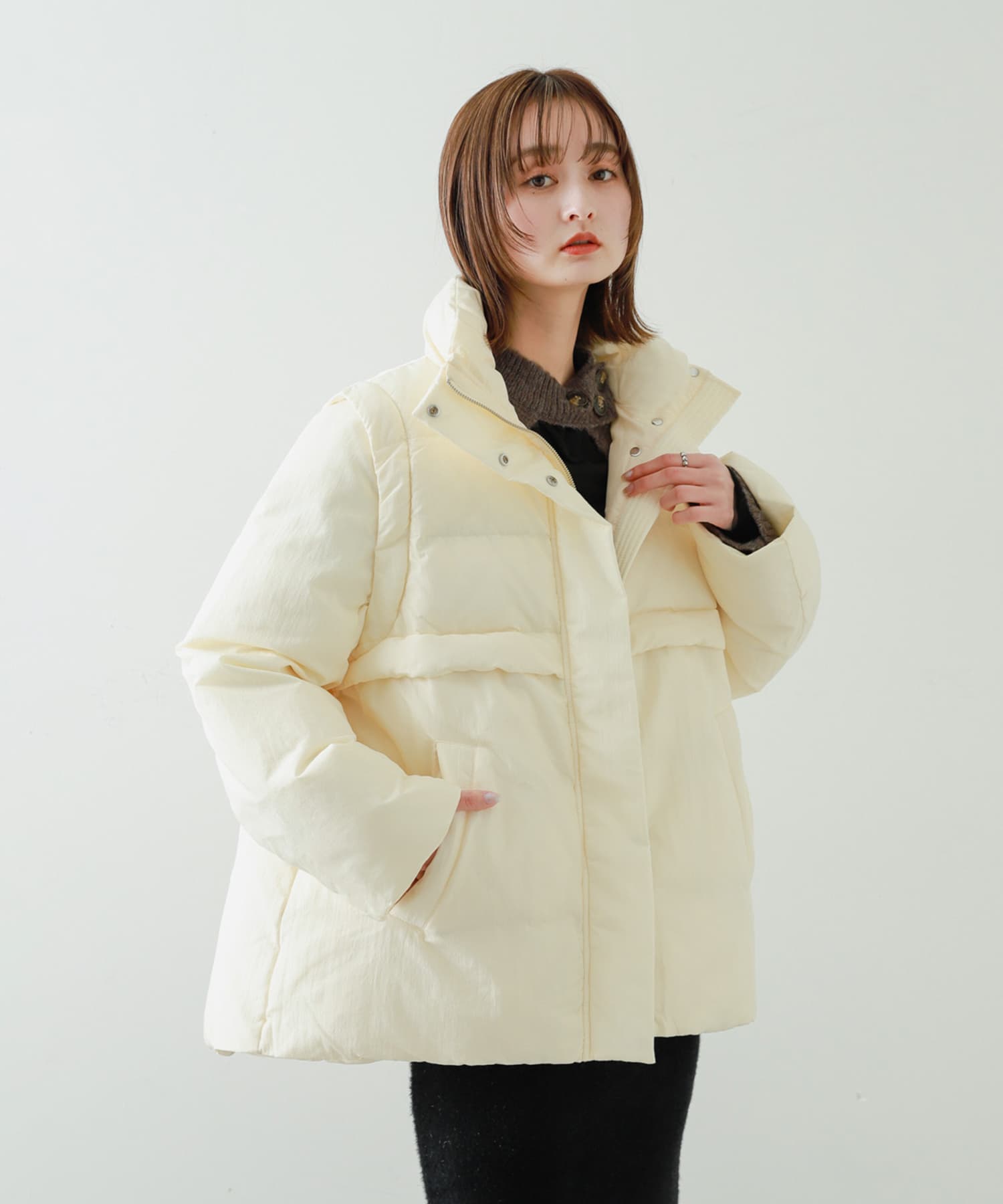 身長：169cm サイズ：one