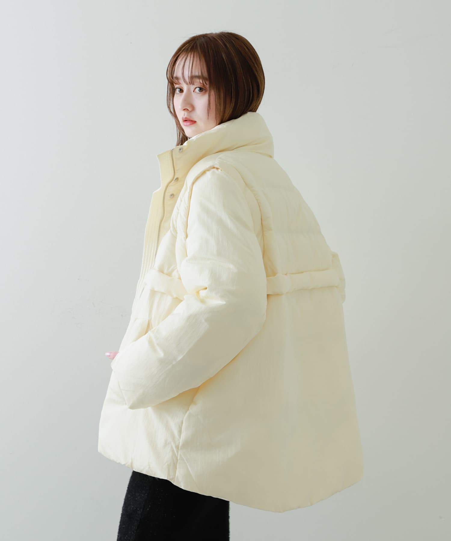 身長：169cm サイズ：one