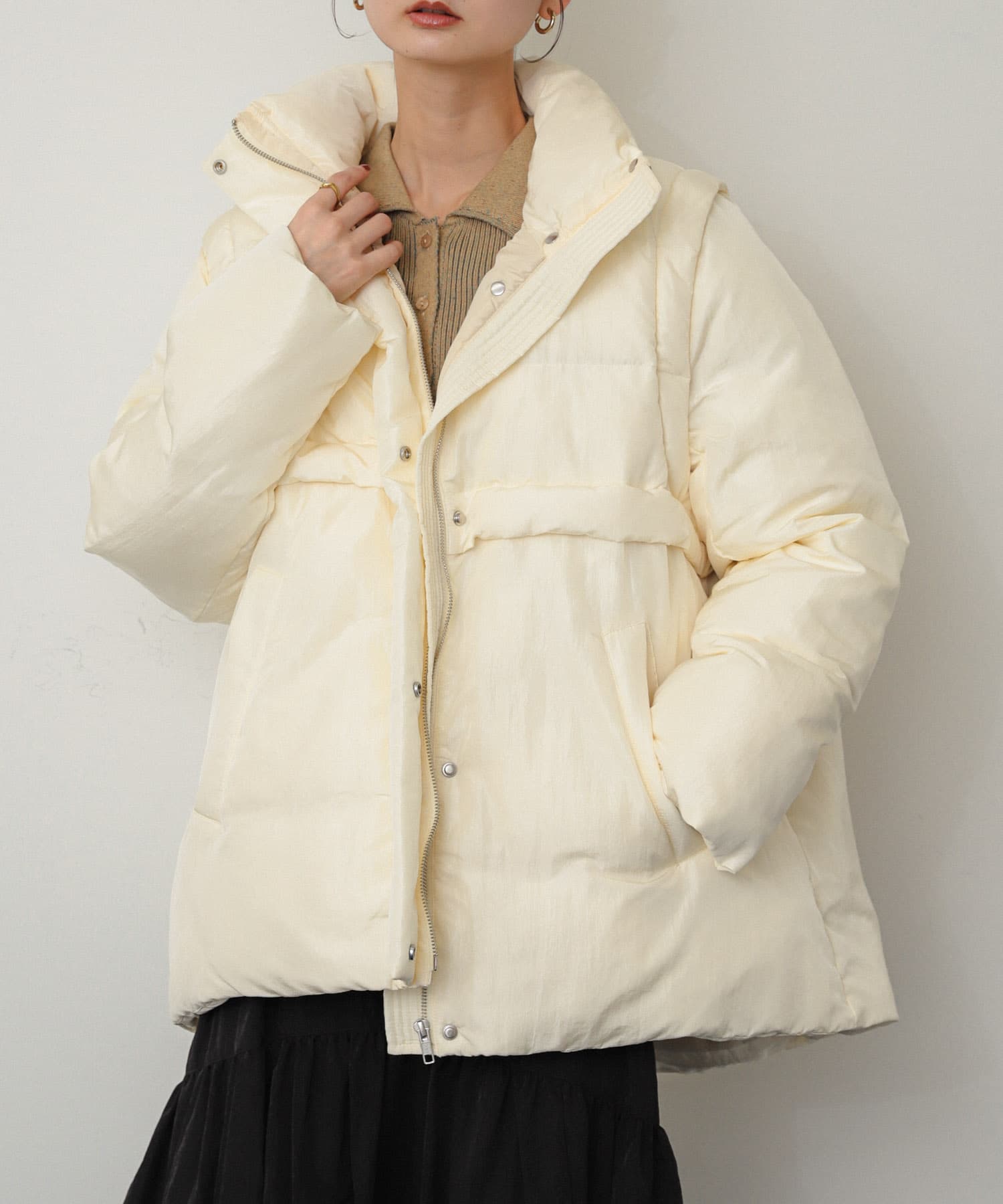 身長：169cm サイズ：one