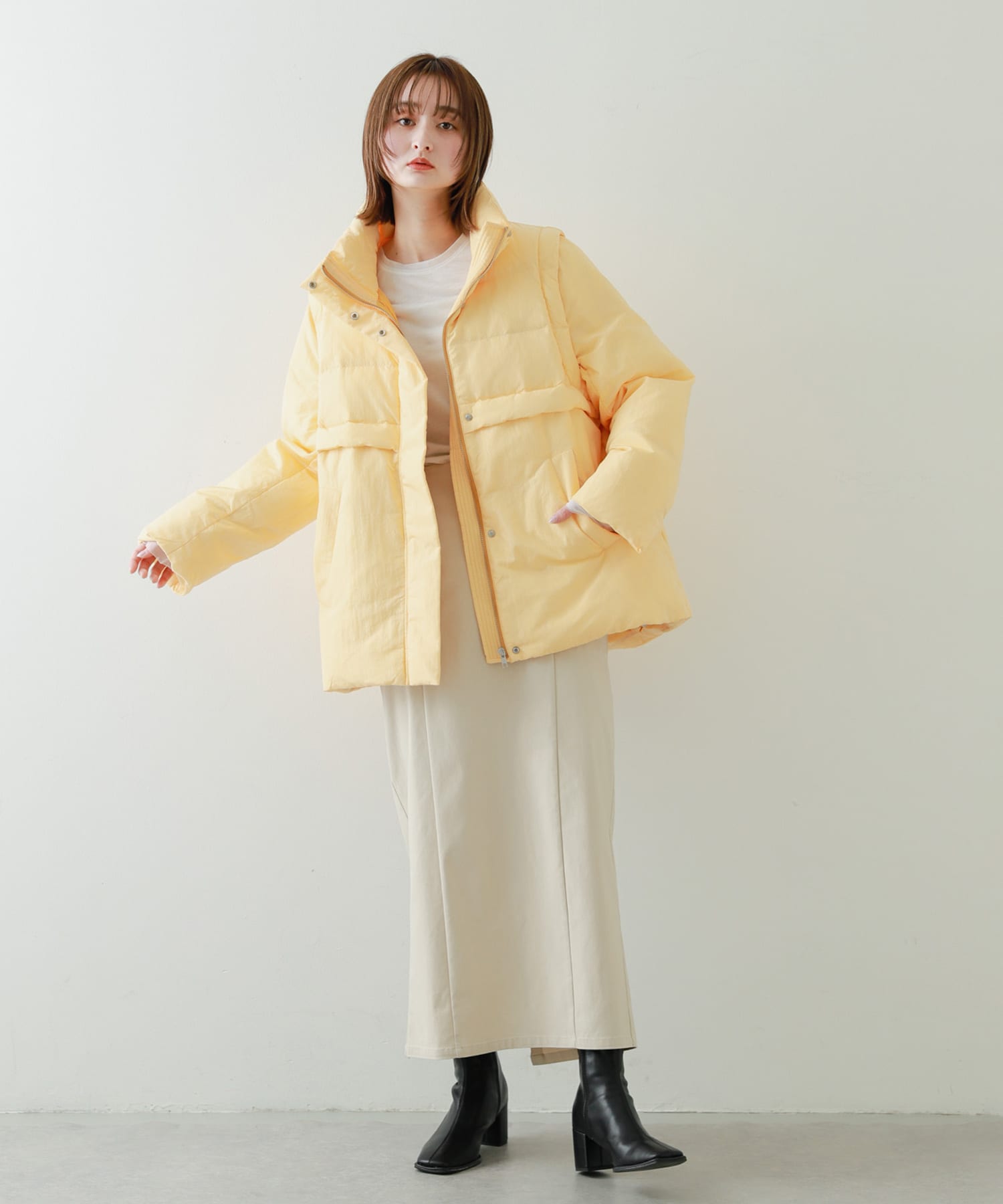 身長：169cm サイズ：one