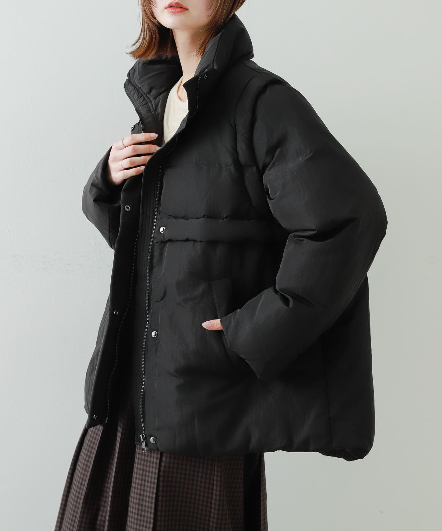 身長：169cm サイズ：one