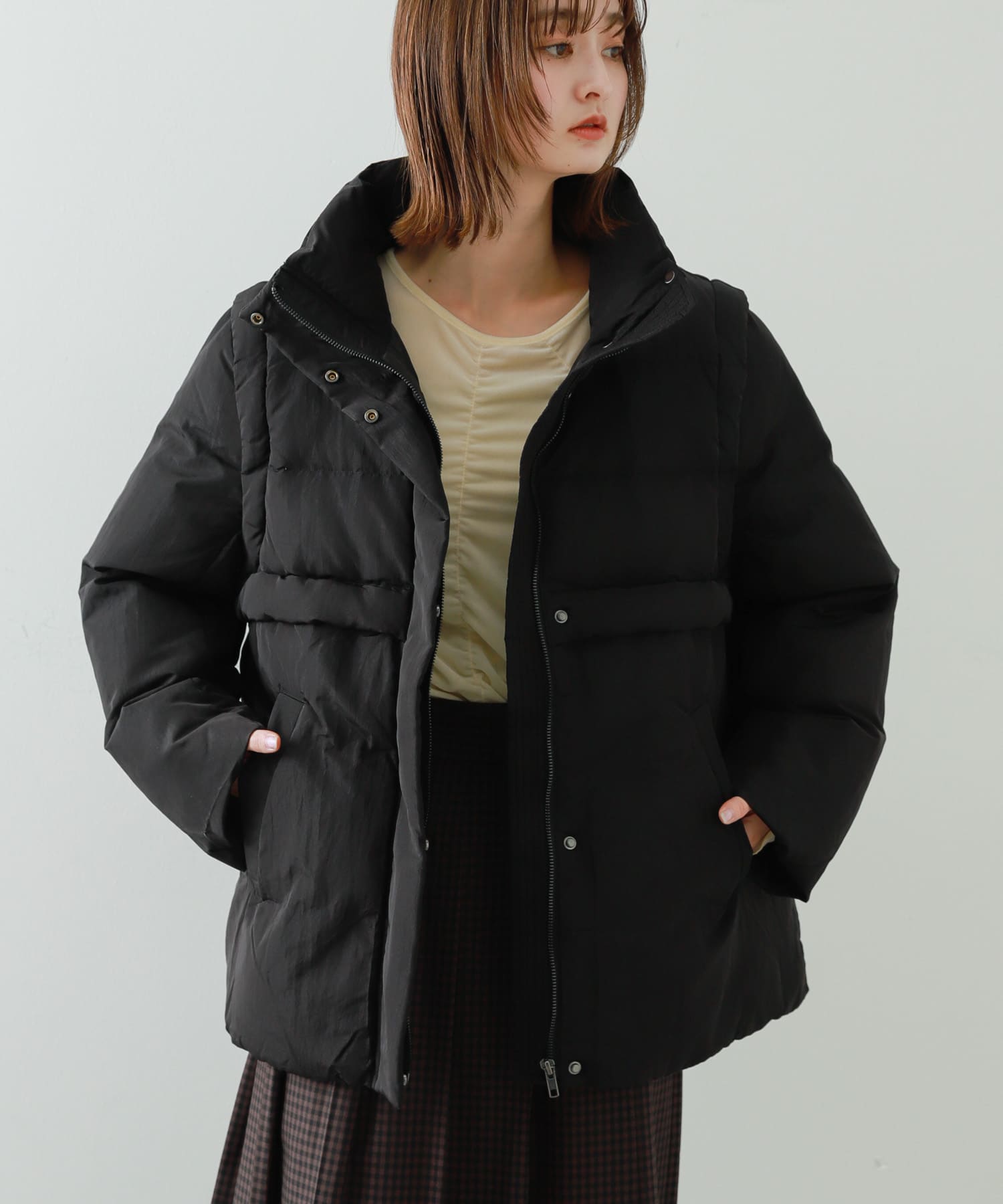 身長：169cm サイズ：one