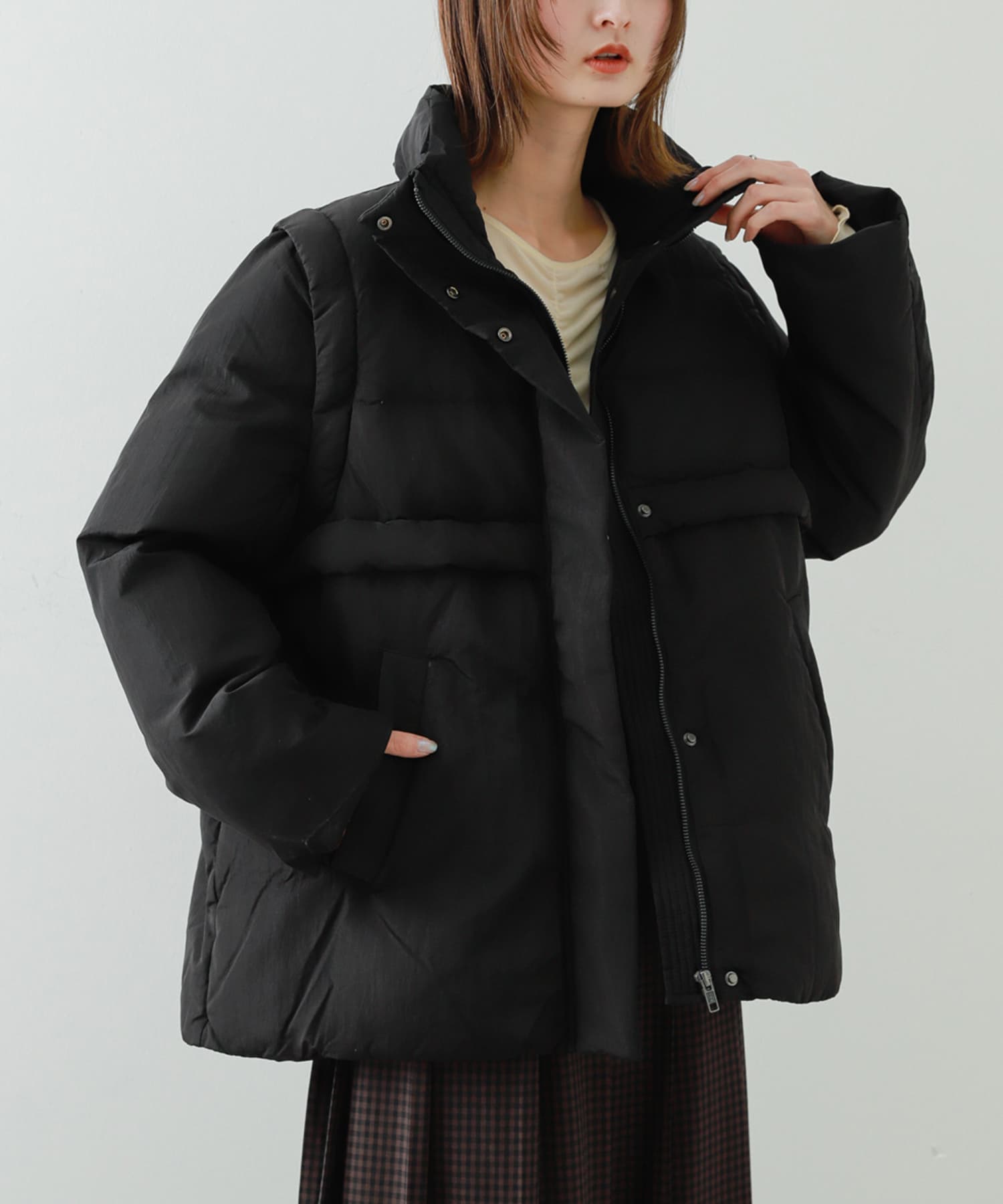 身長：169cm サイズ：one