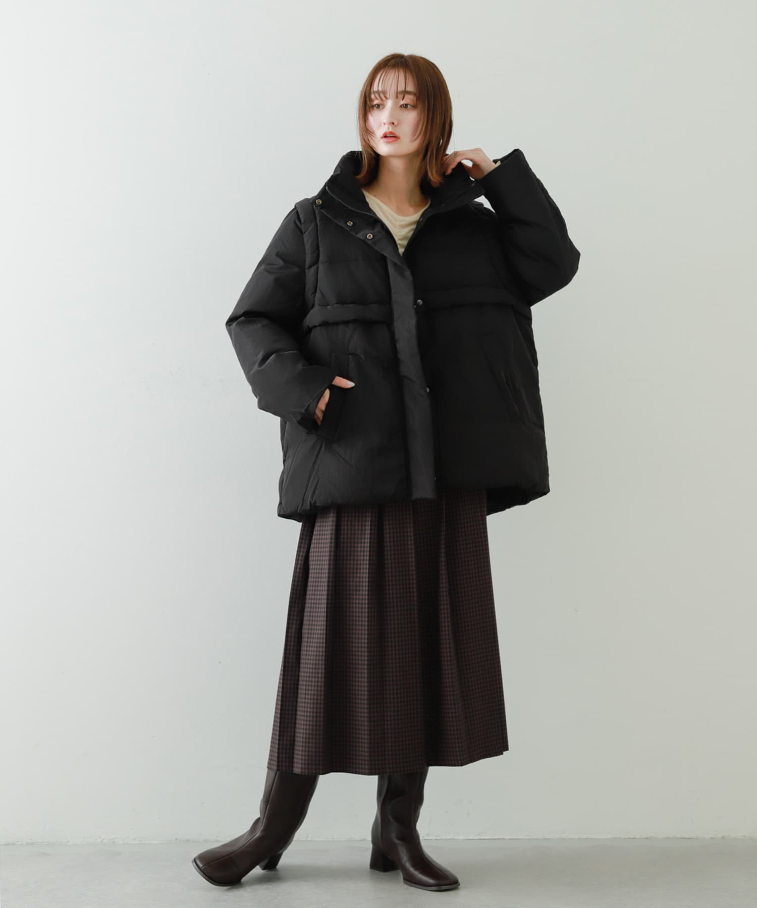 身長：169cm サイズ：one