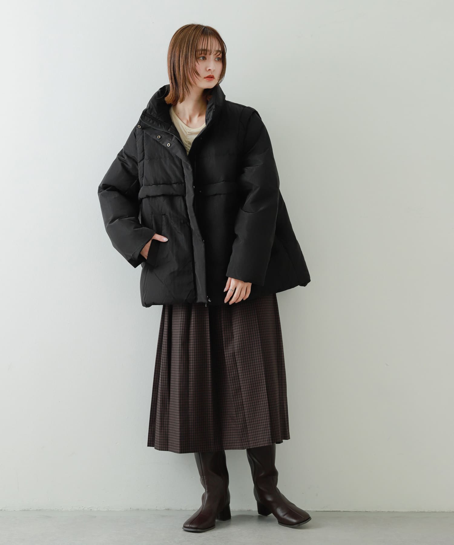 身長：169cm サイズ：one