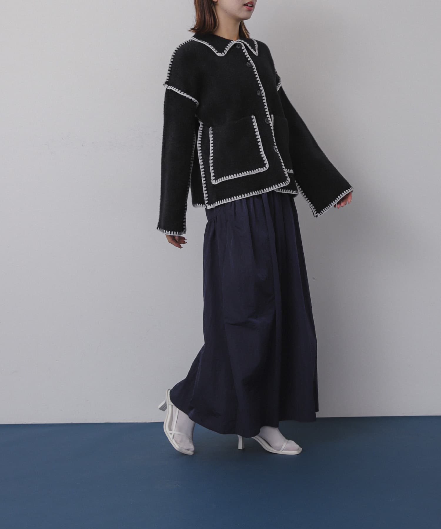 身長：158cm サイズ：one
