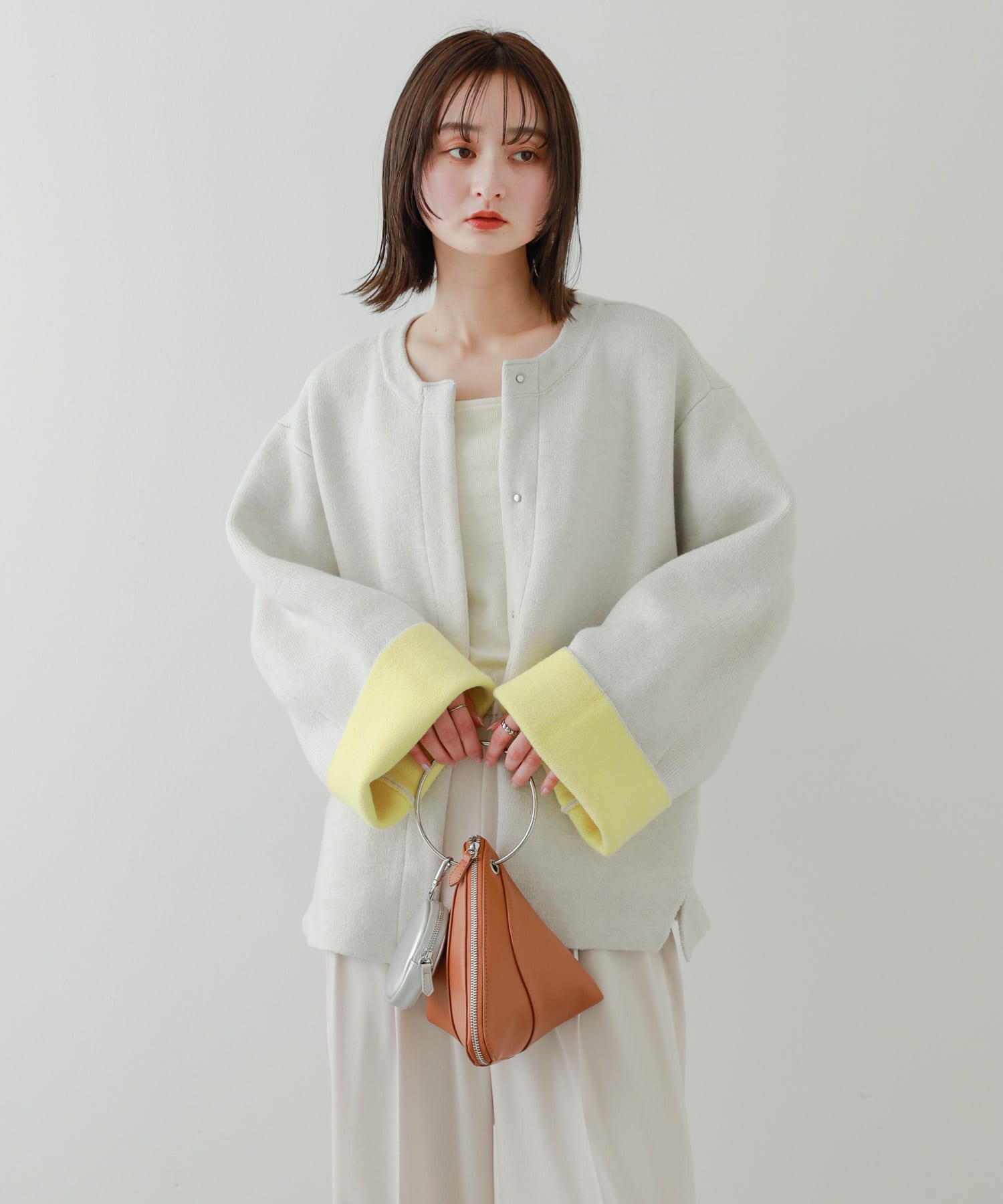 身長：169cm サイズ：one