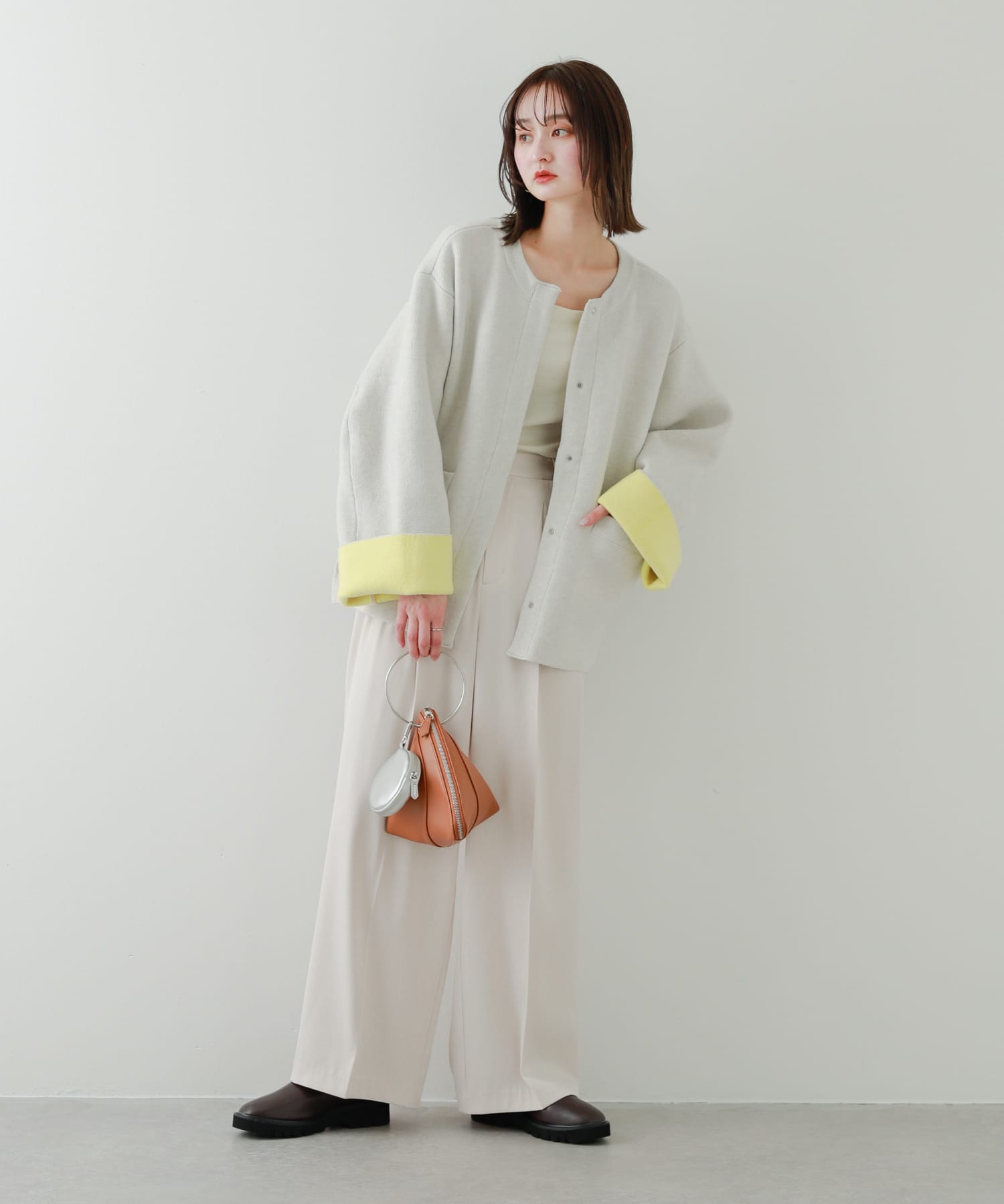 身長：169cm サイズ：one