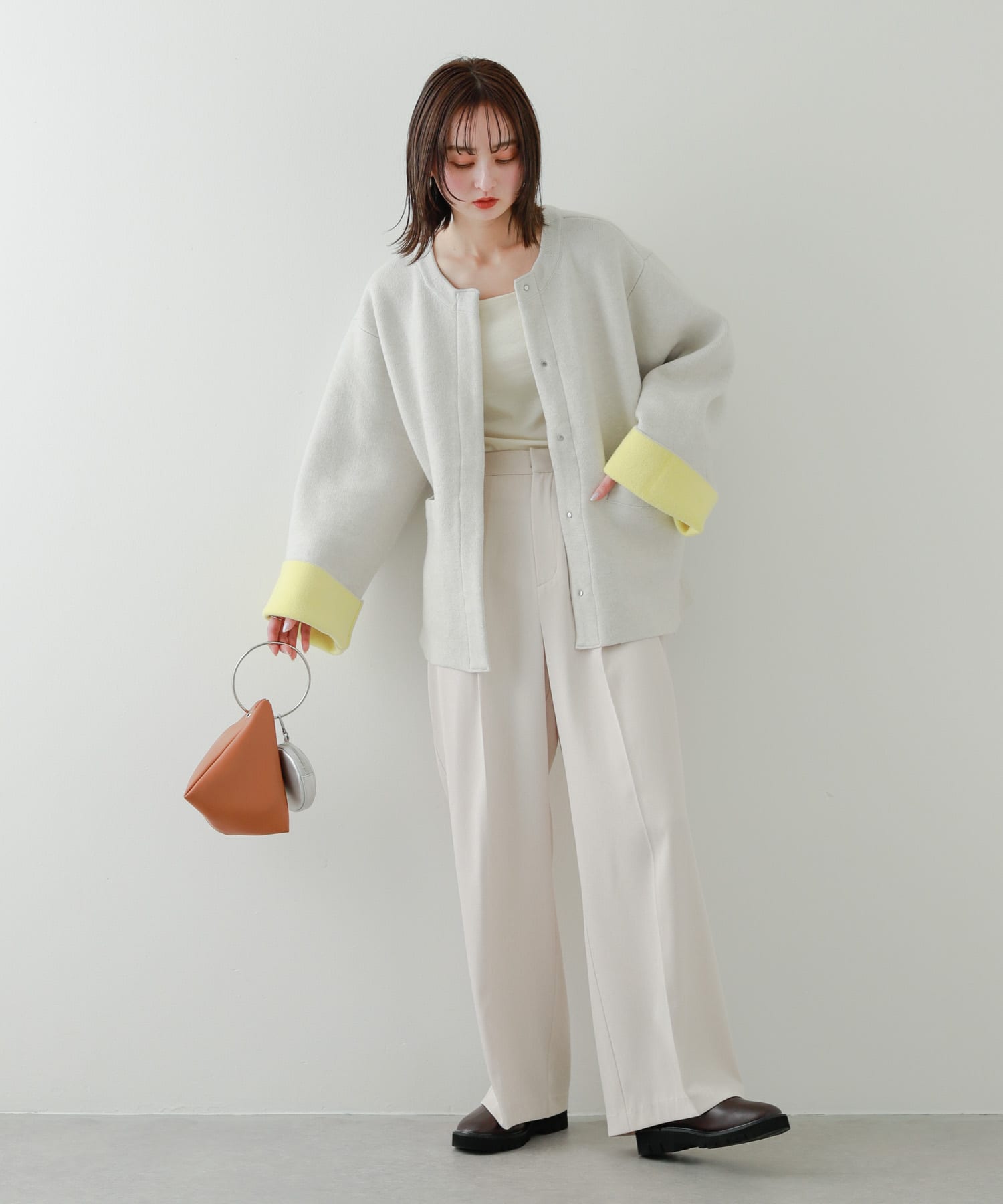 身長：169cm サイズ：one