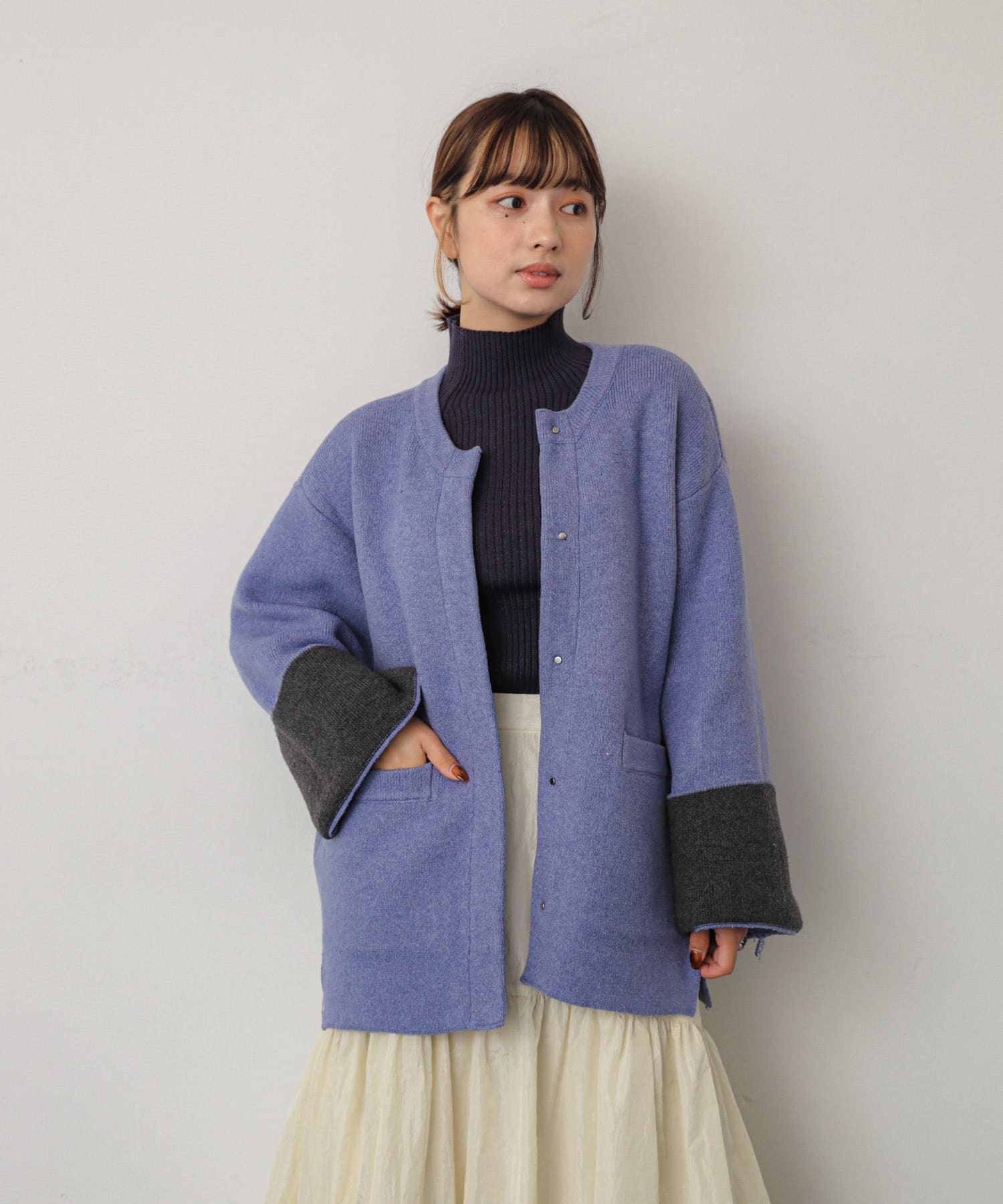 身長：158cm サイズ：one
