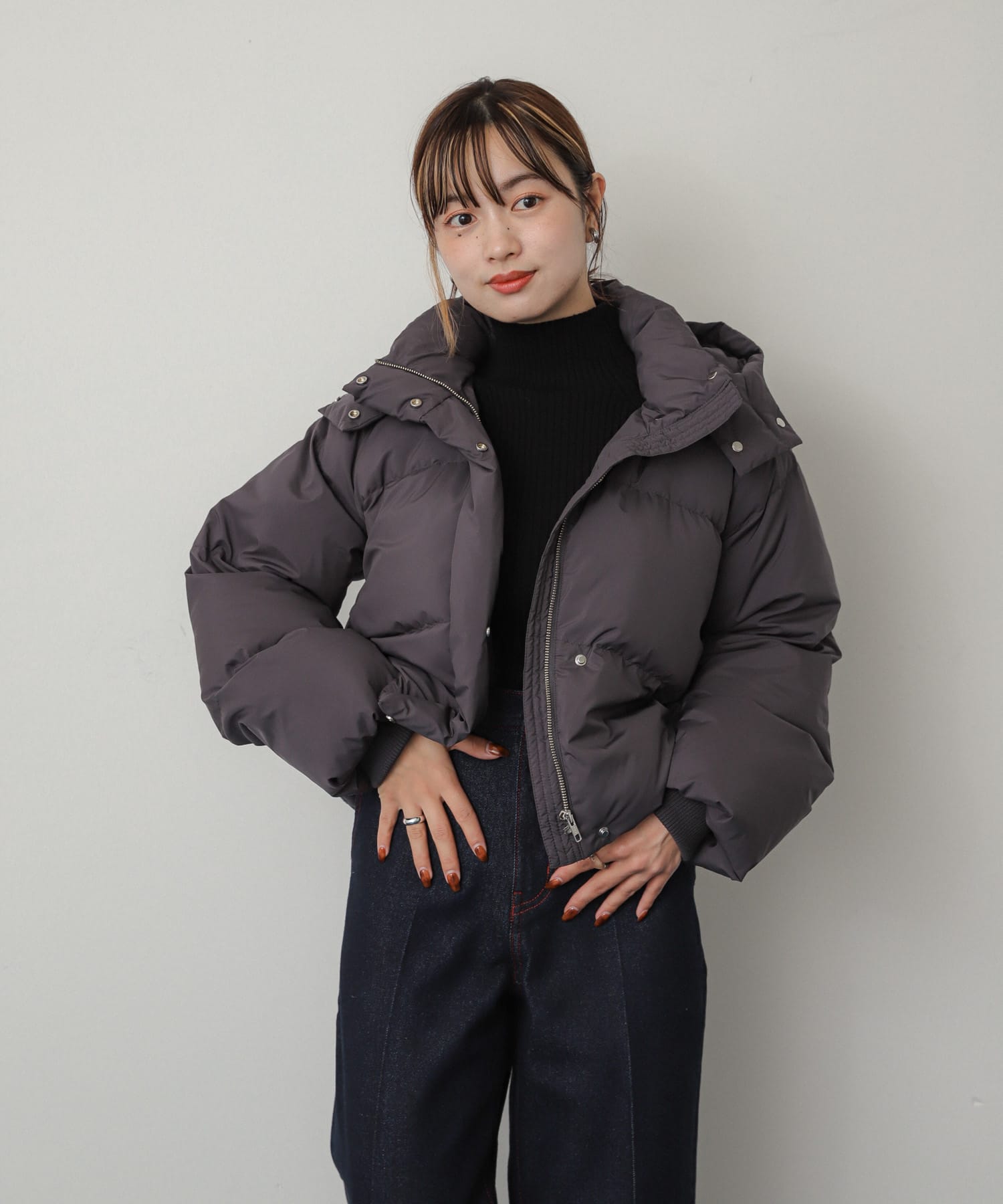 身長：158cm サイズ：one