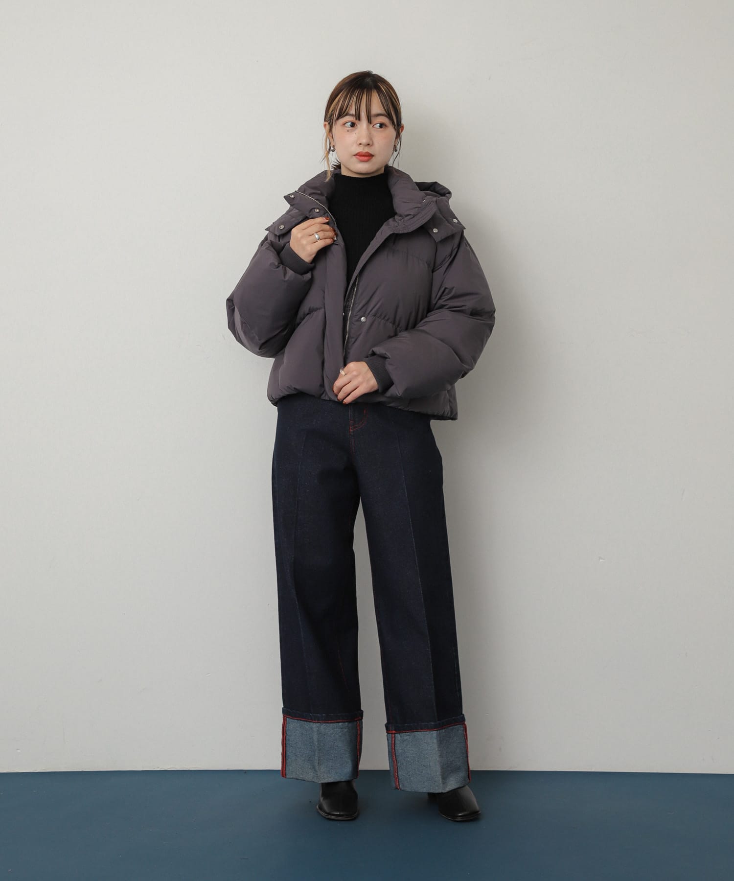 身長：158cm サイズ：one
