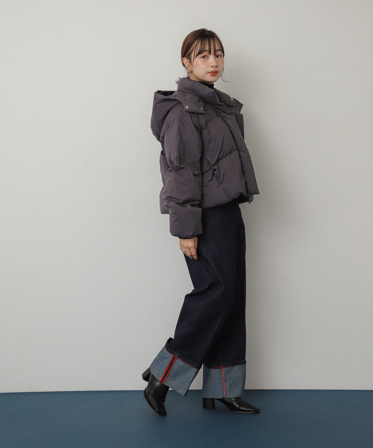 身長：158cm サイズ：one