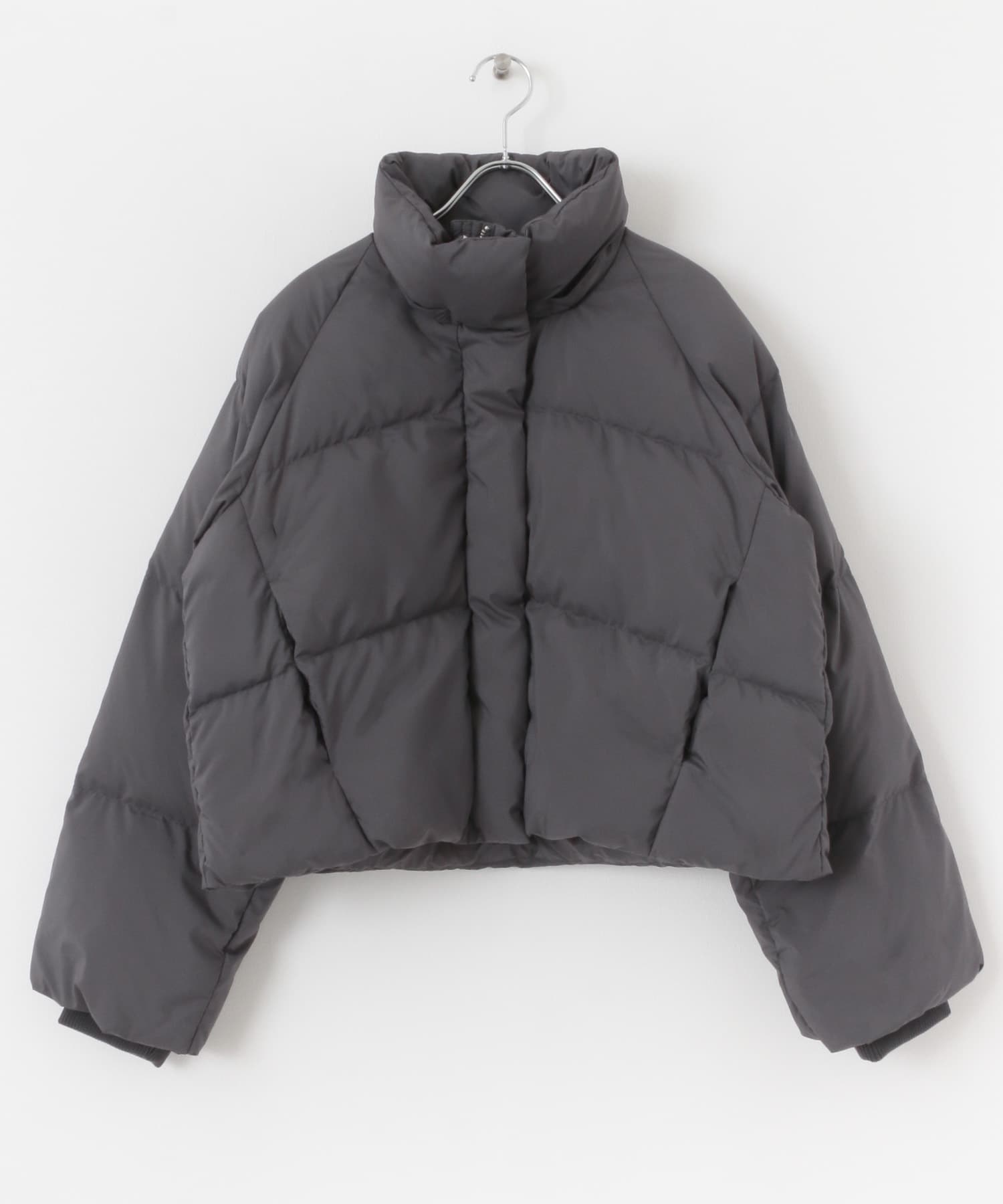 フーデット2wayショートダウン CHARCOAL one