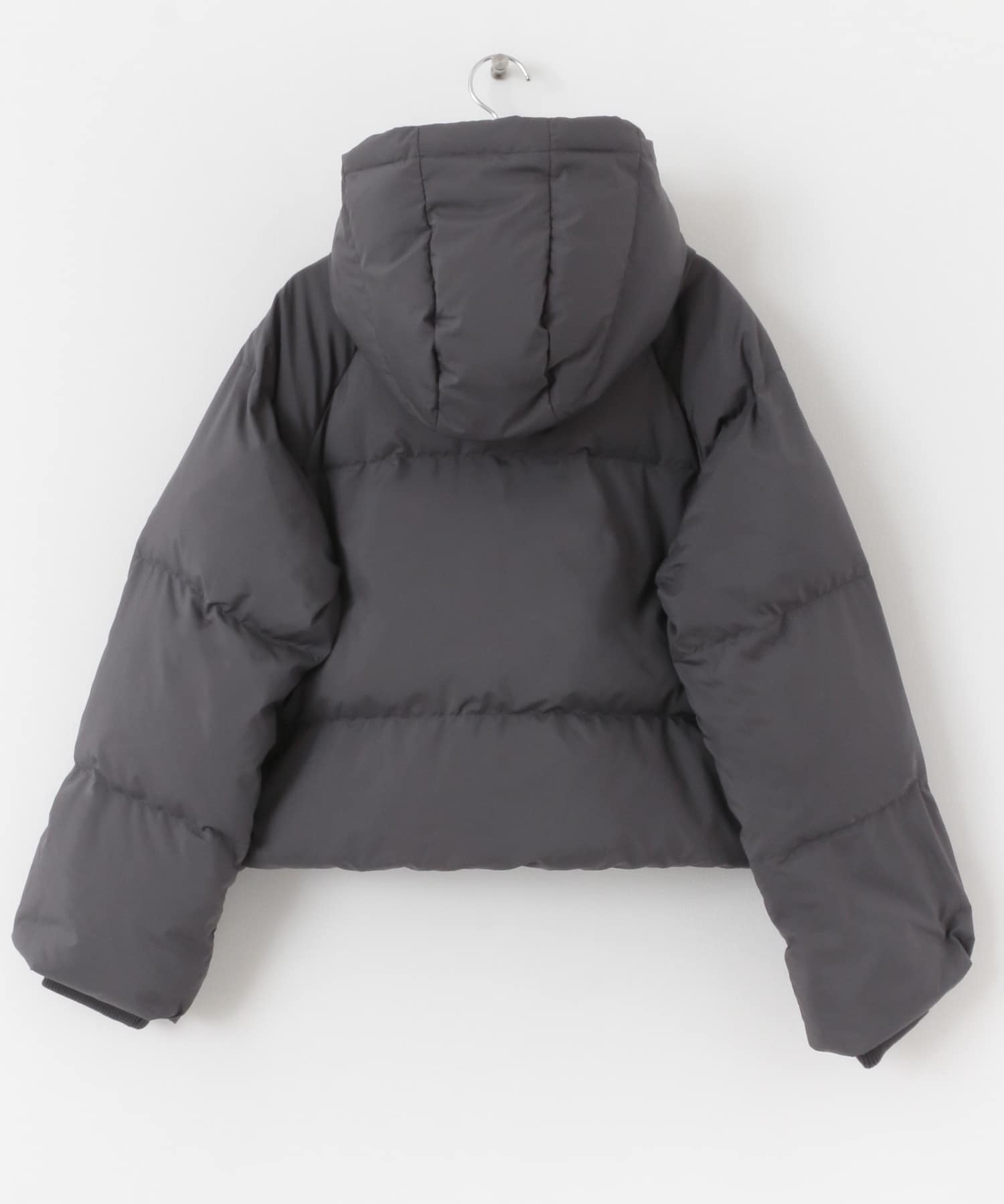 フーデット2wayショートダウン CHARCOAL one