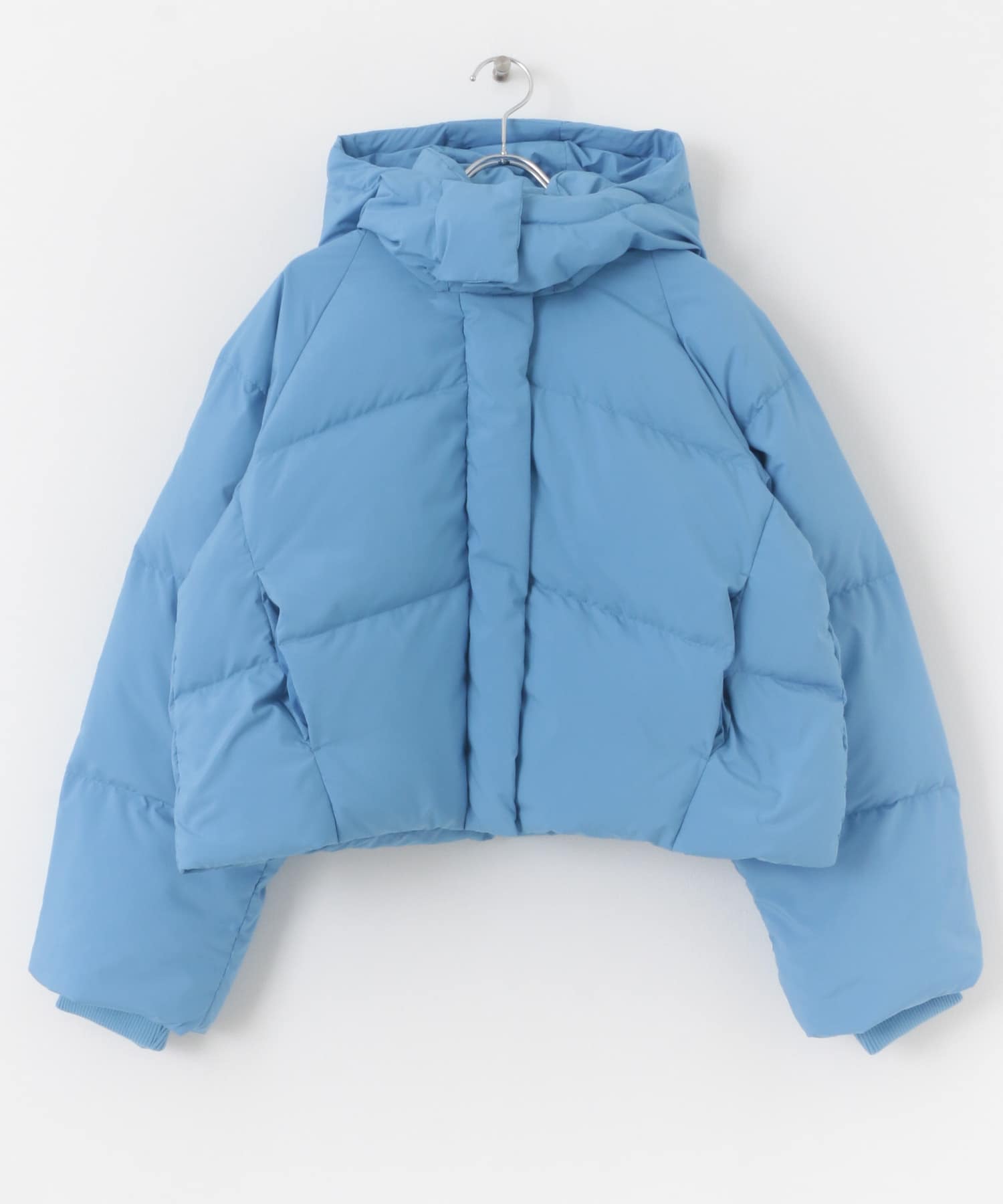 フーデット2wayショートダウン BLUE one