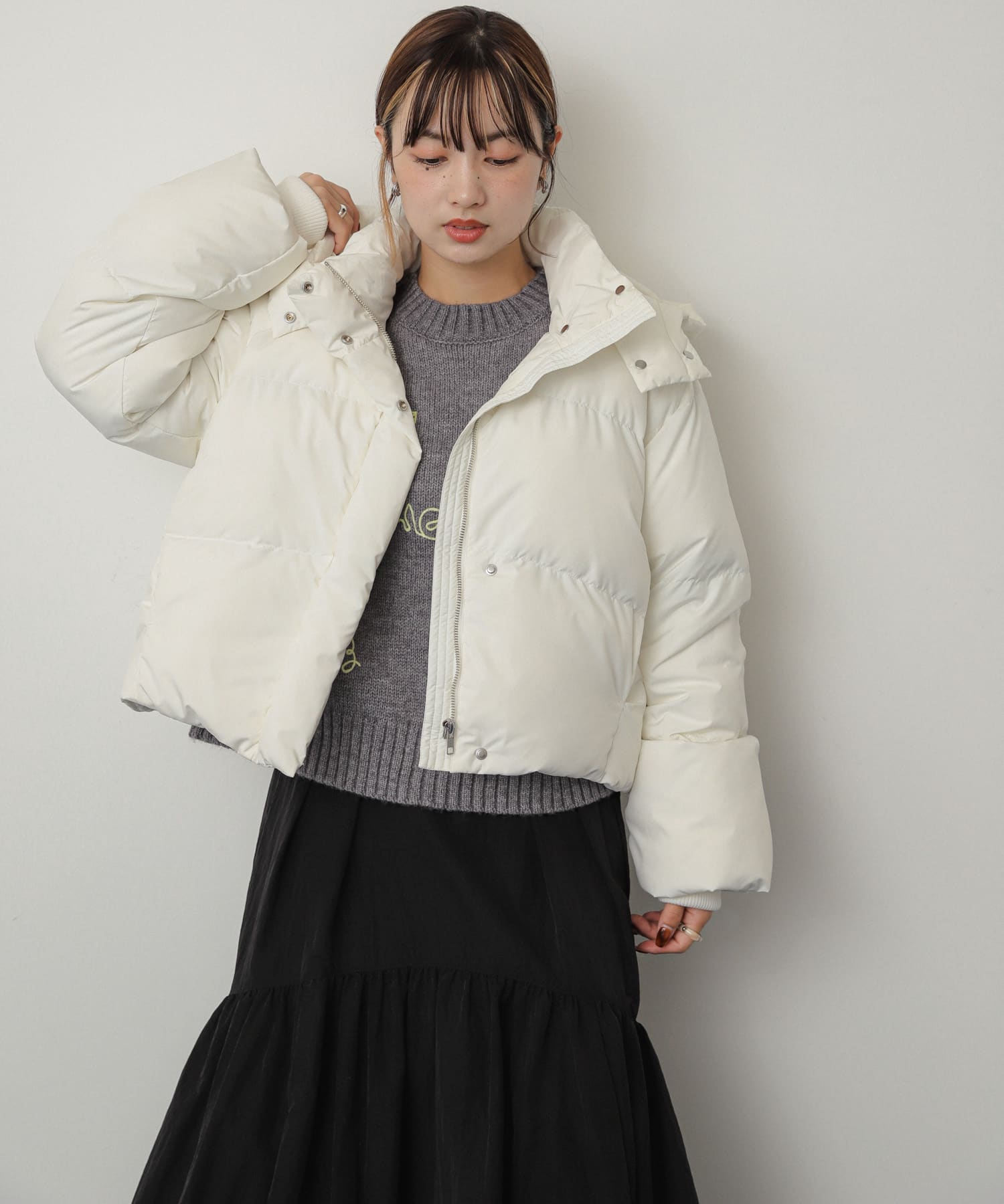 身長：158cm サイズ：one