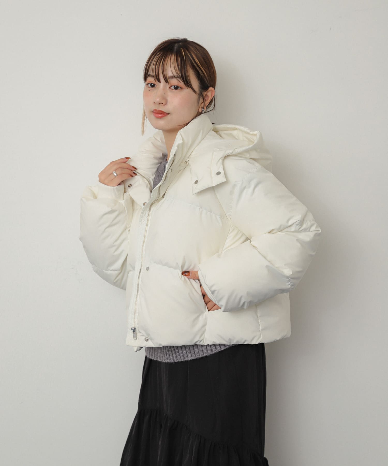 身長：158cm サイズ：one