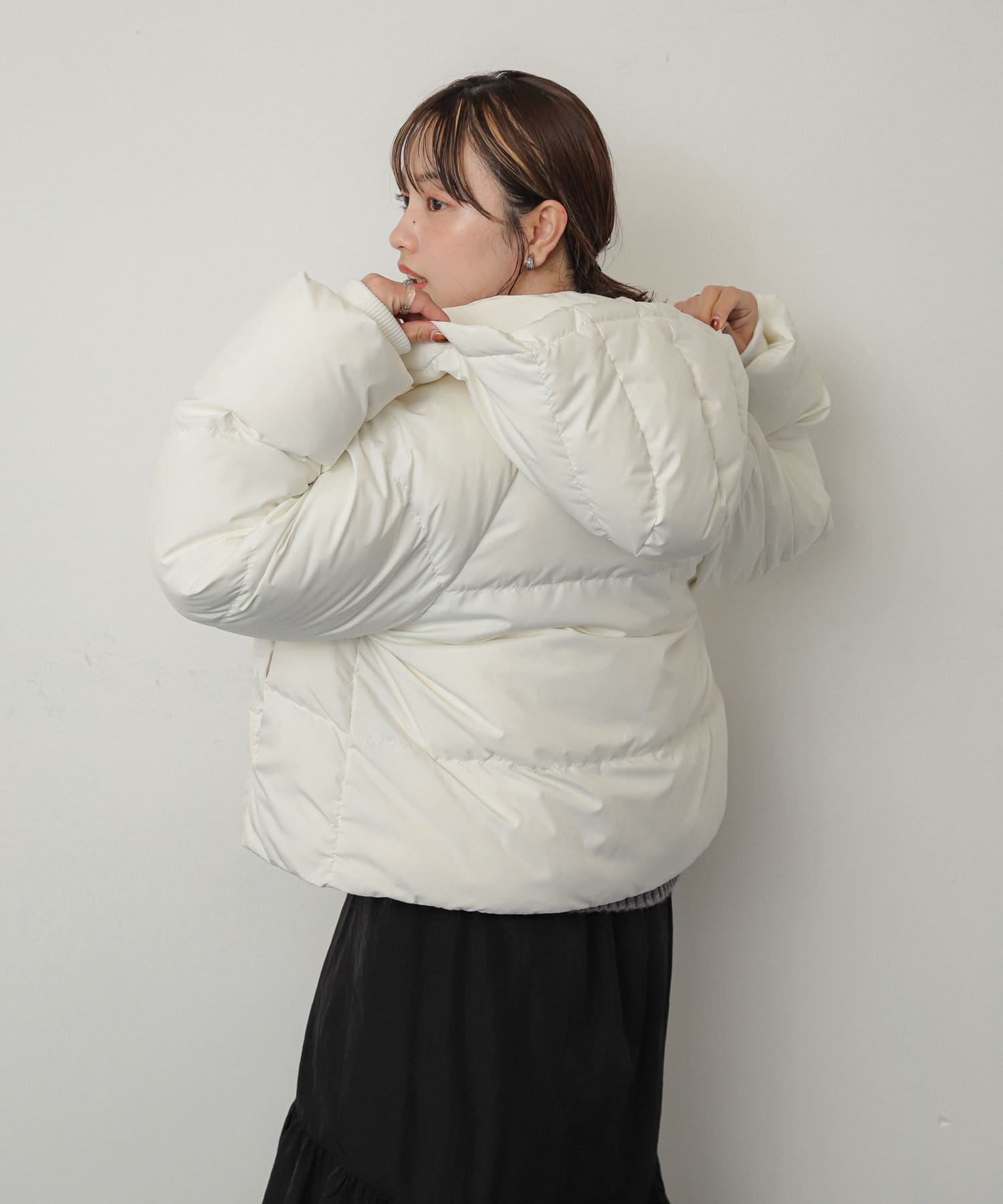 身長：158cm サイズ：one