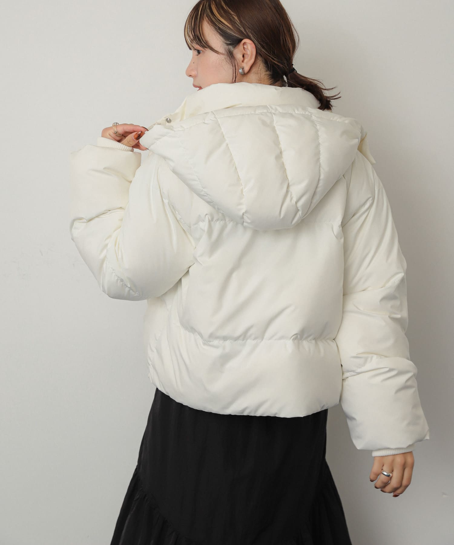 身長：158cm サイズ：one