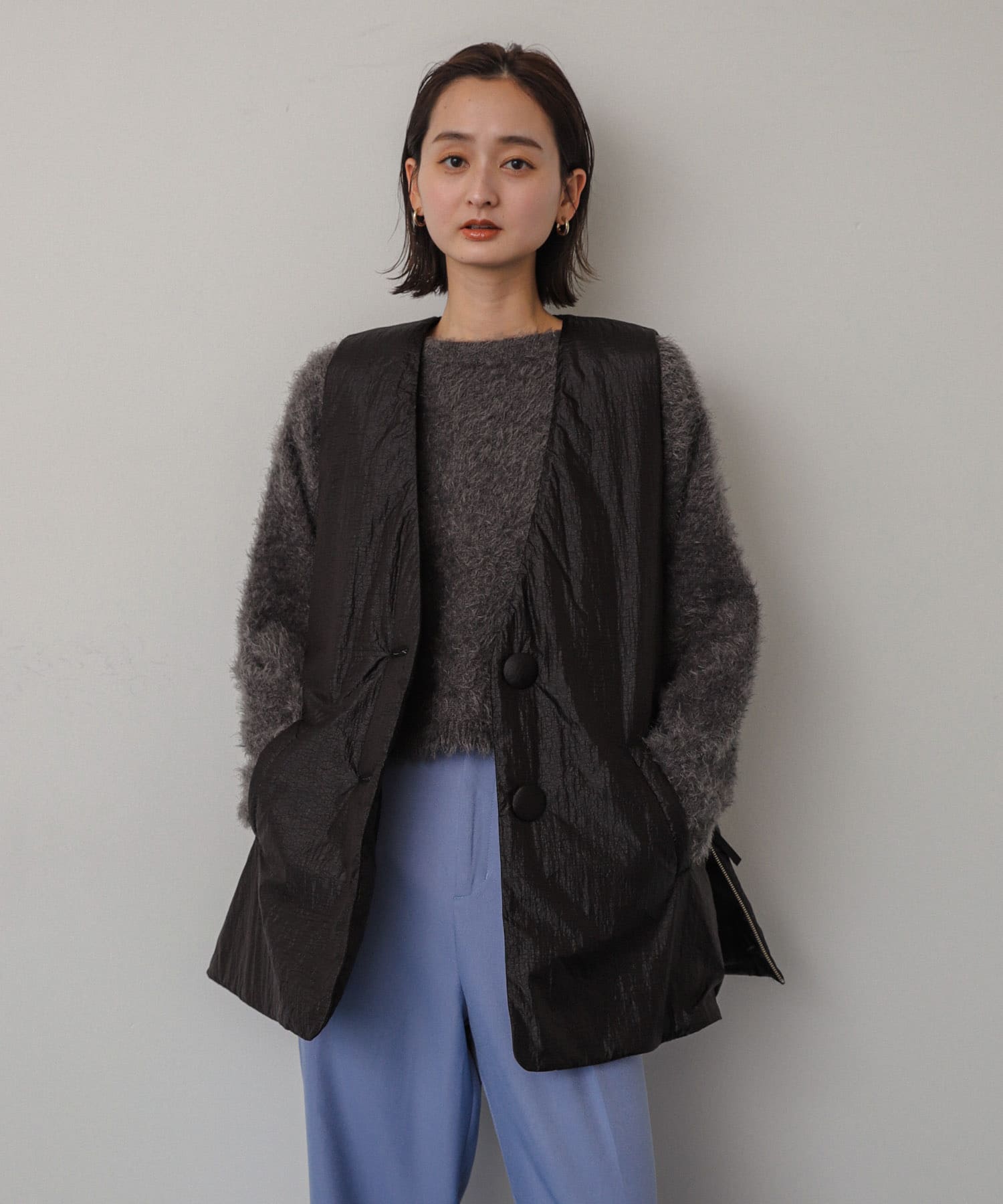 身長：169cm サイズ：one