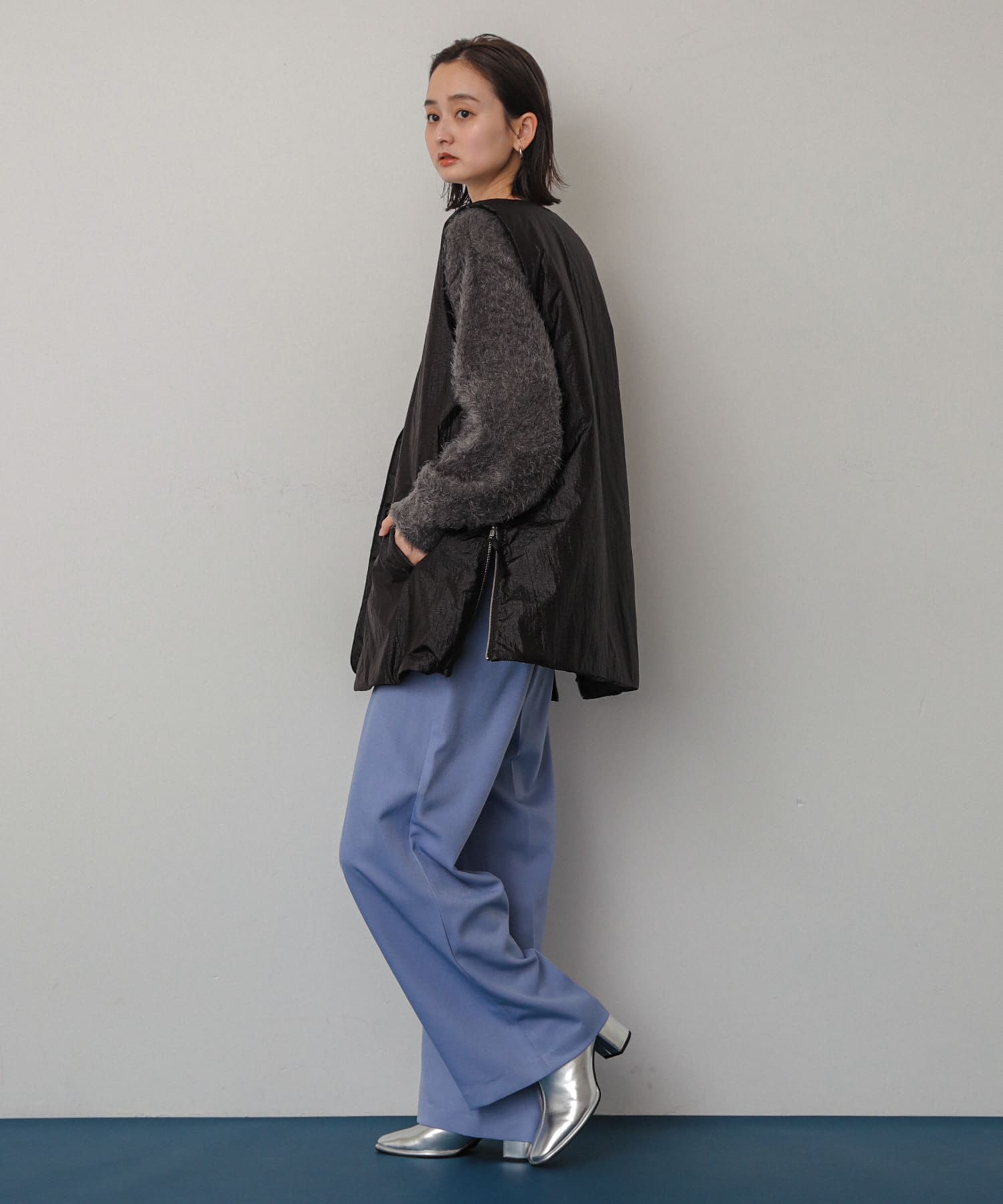 身長：169cm サイズ：one