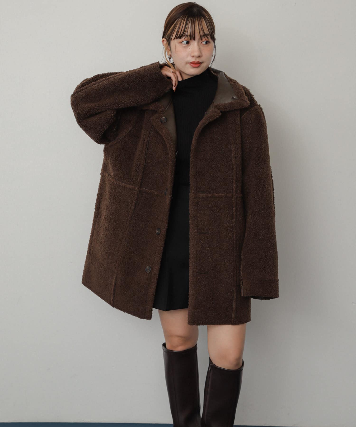 身長：158cm サイズ：one