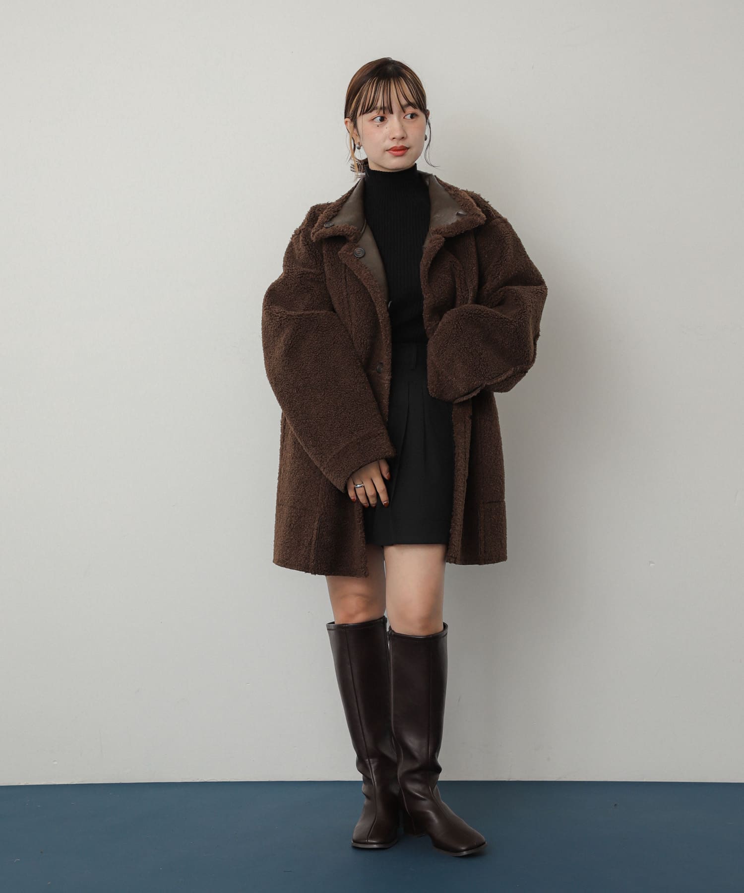 身長：158cm サイズ：one