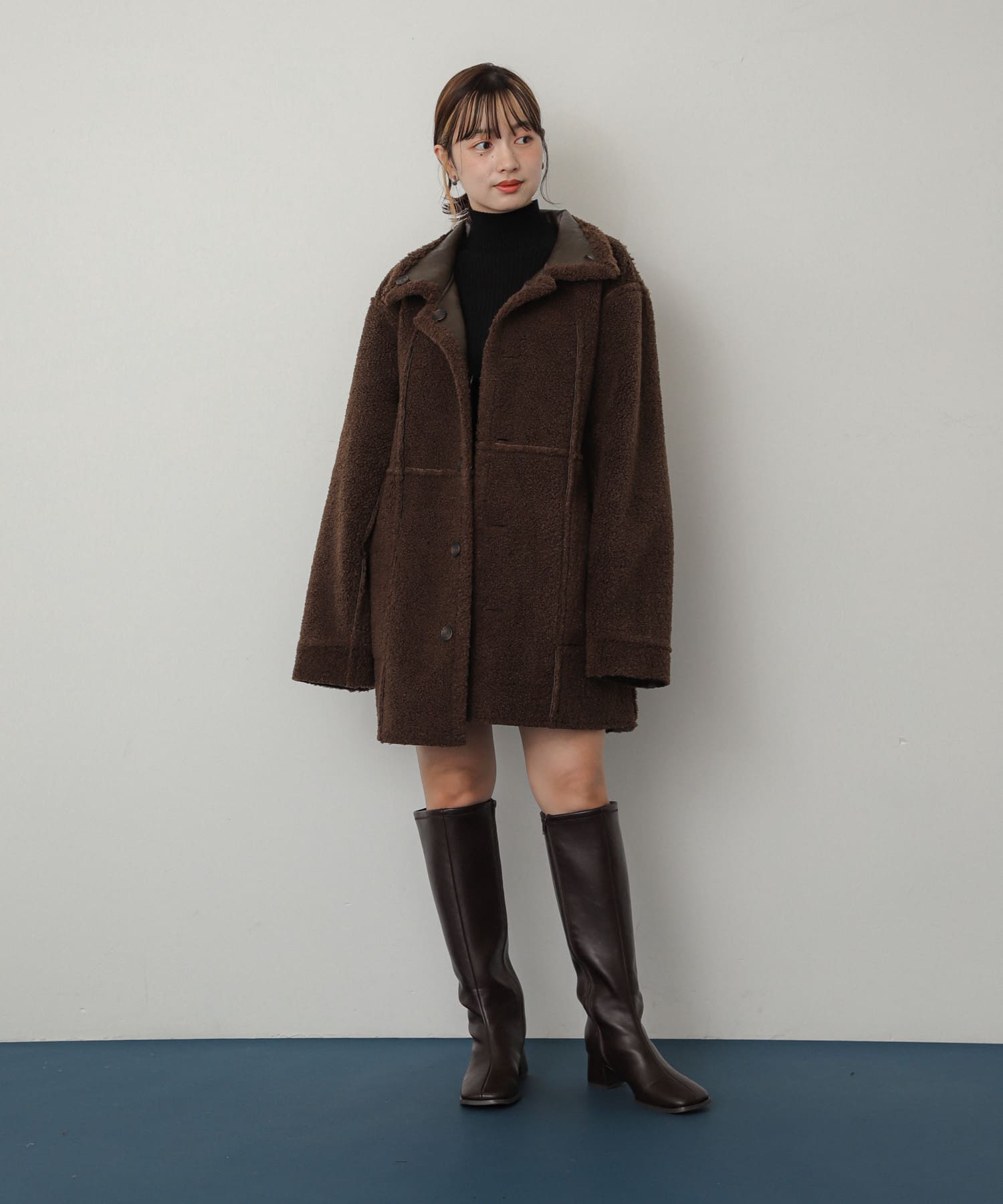 身長：158cm サイズ：one