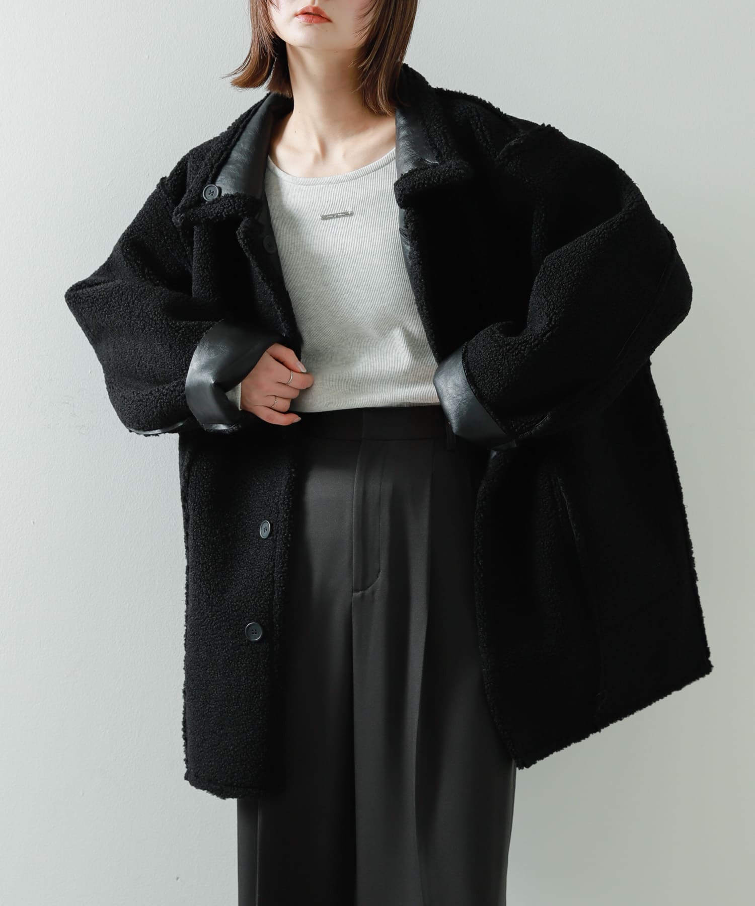 身長：169cm サイズ：one