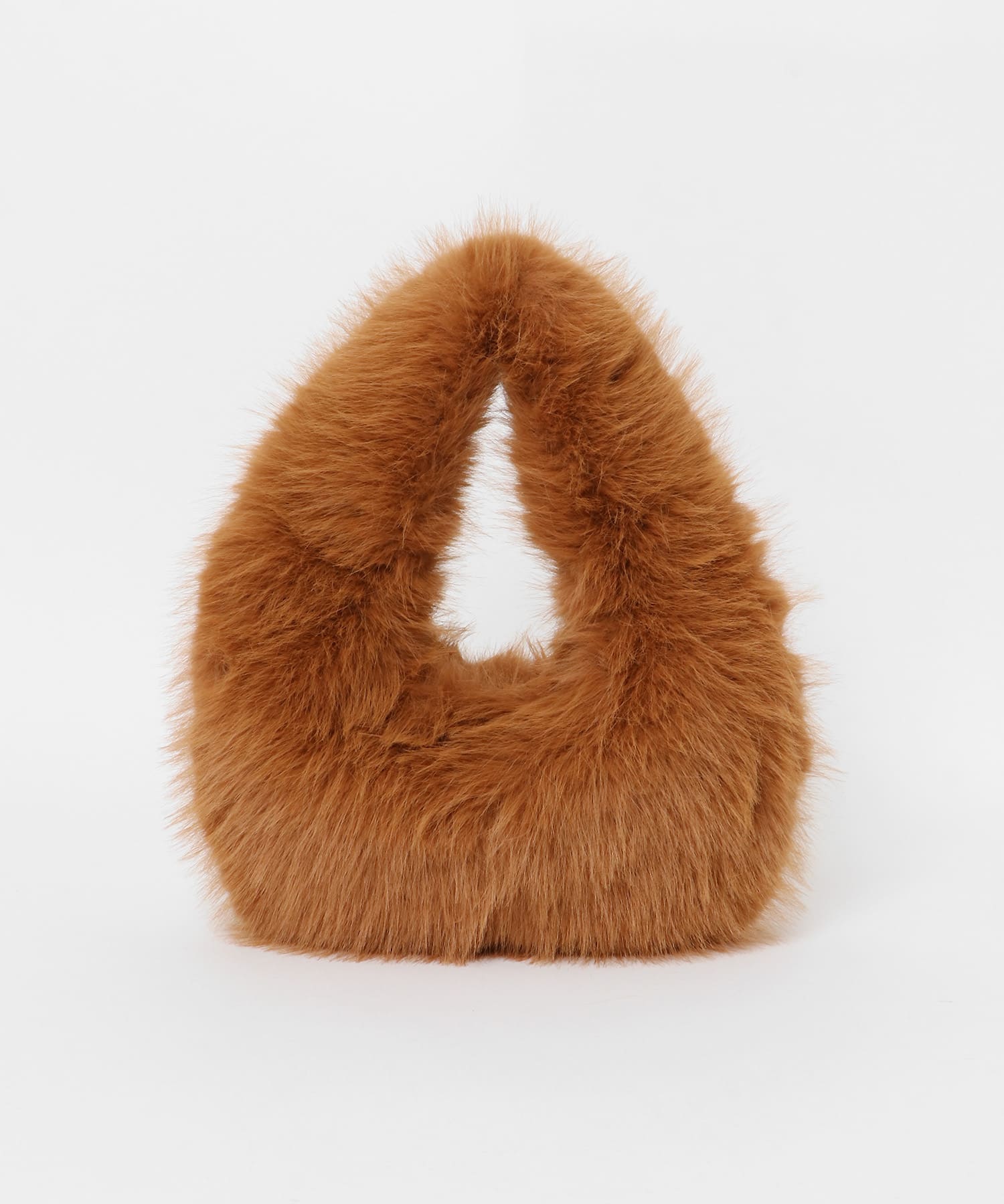 ファーラウンドバッグ BROWN one