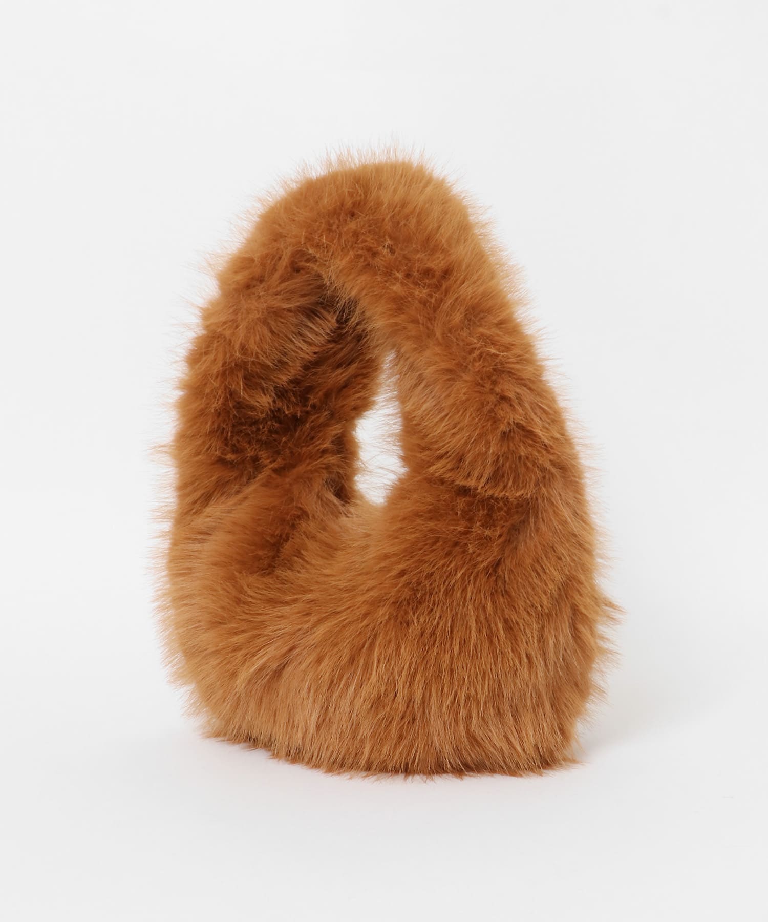 ファーラウンドバッグ BROWN one