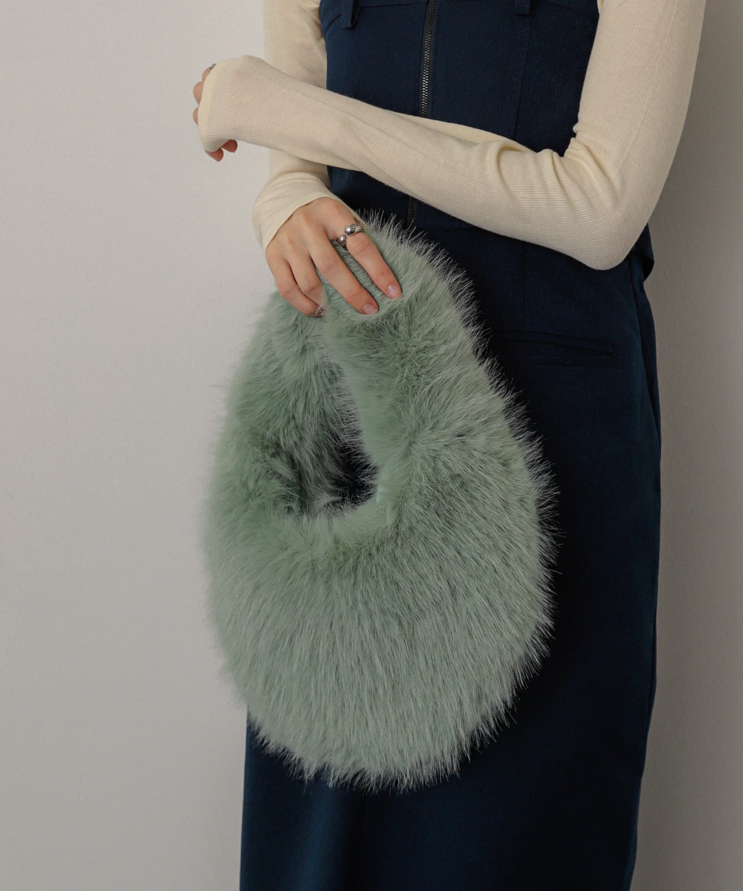 ファーラウンドバッグ MINT one