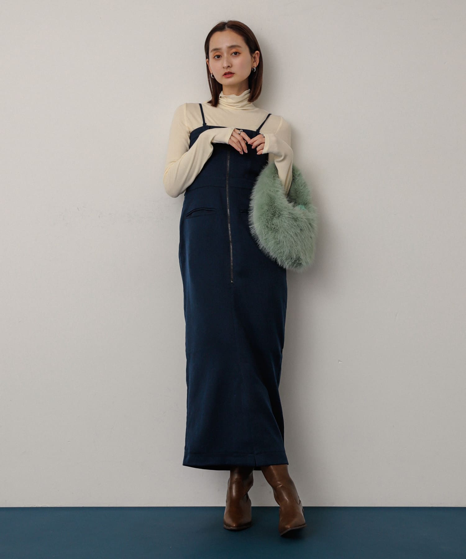 ファーラウンドバッグ MINT one