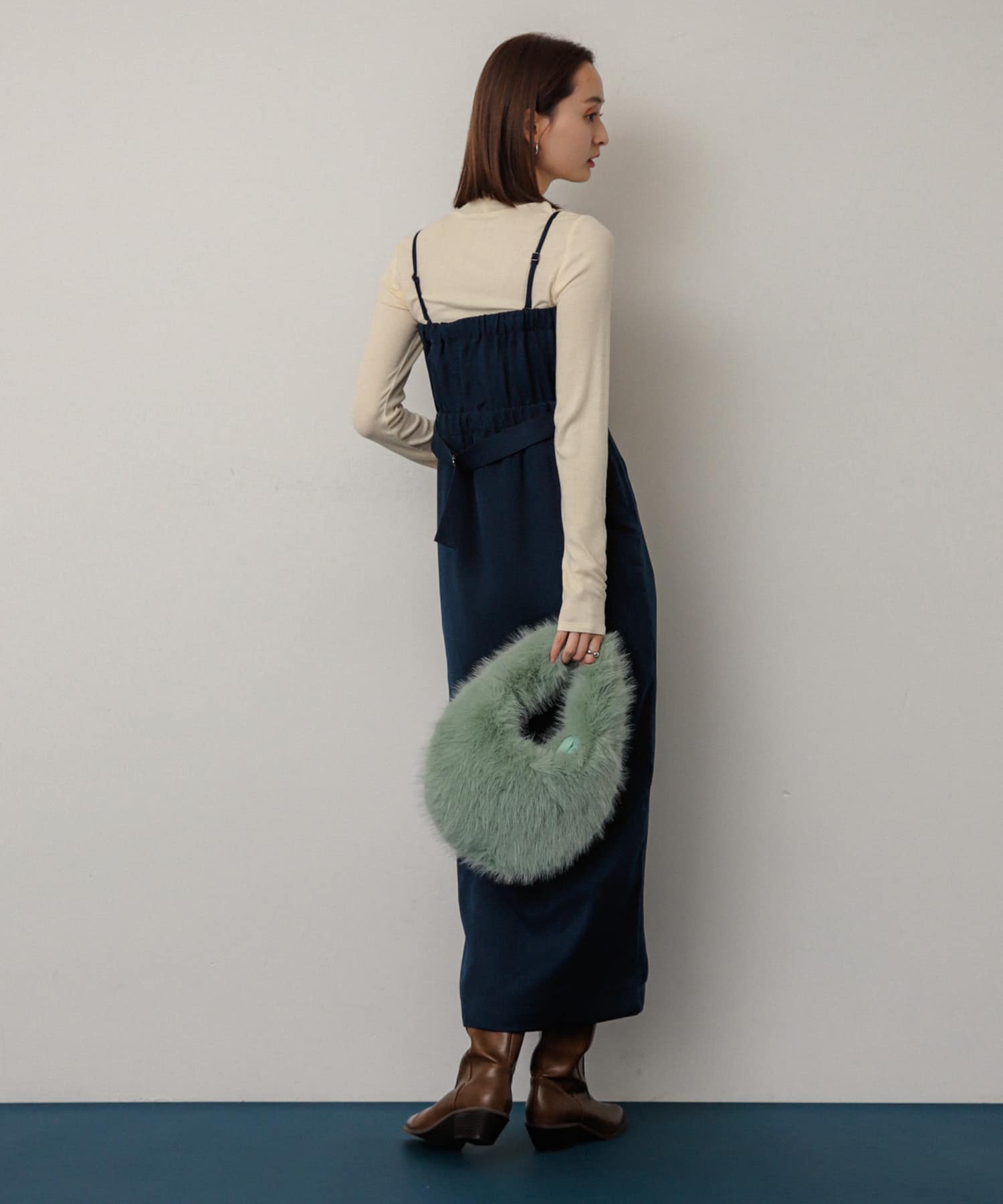 ファーラウンドバッグ MINT one