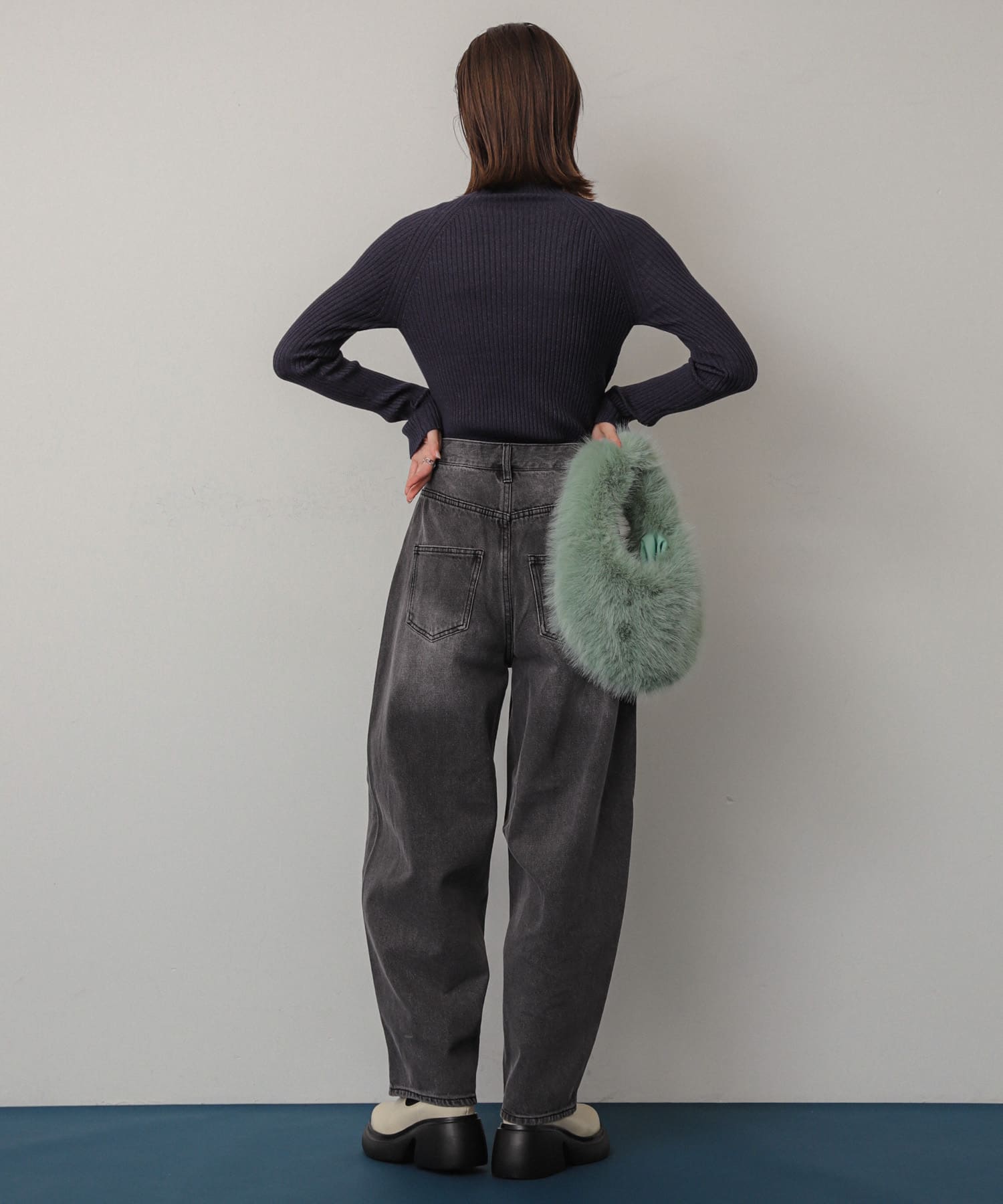 ファーラウンドバッグ MINT one