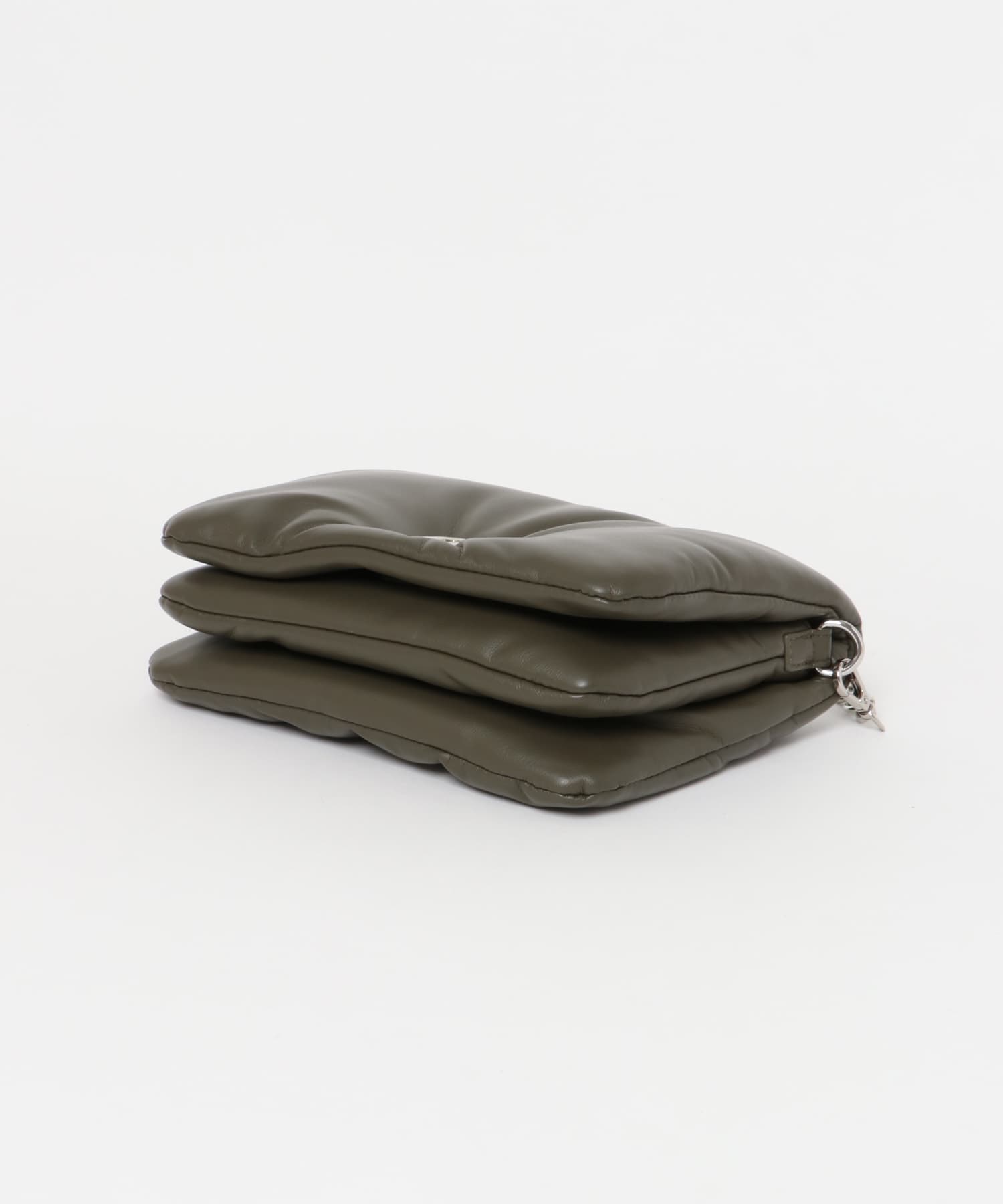 『一部WEB限定カラー』チェーンパフバッグ KHAKI one