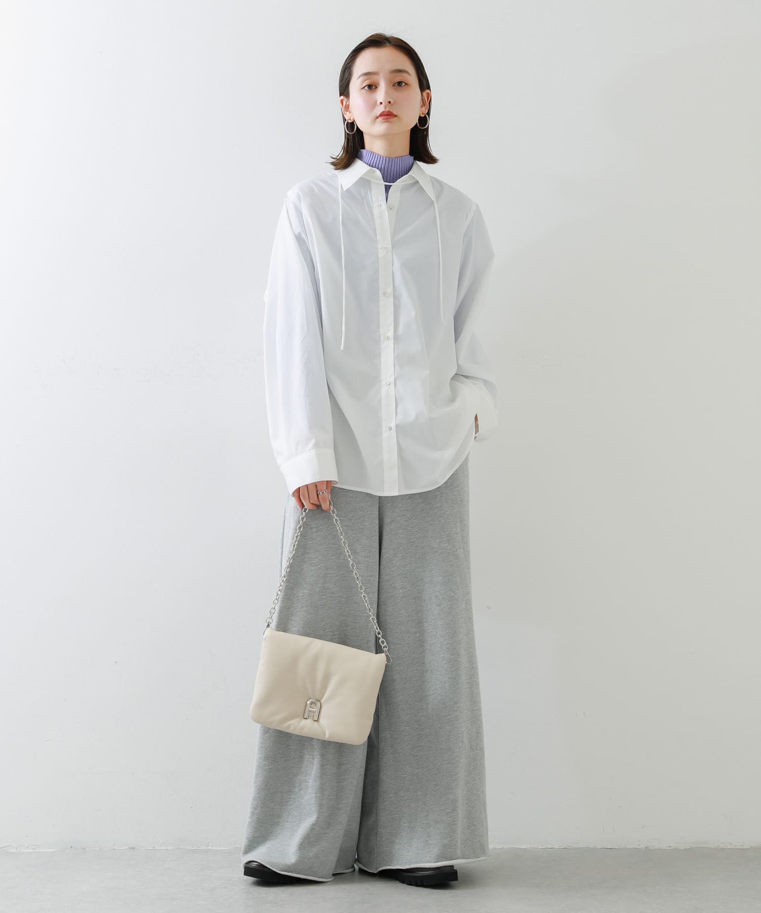 『一部WEB限定カラー』チェーンパフバッグ IVORY one
