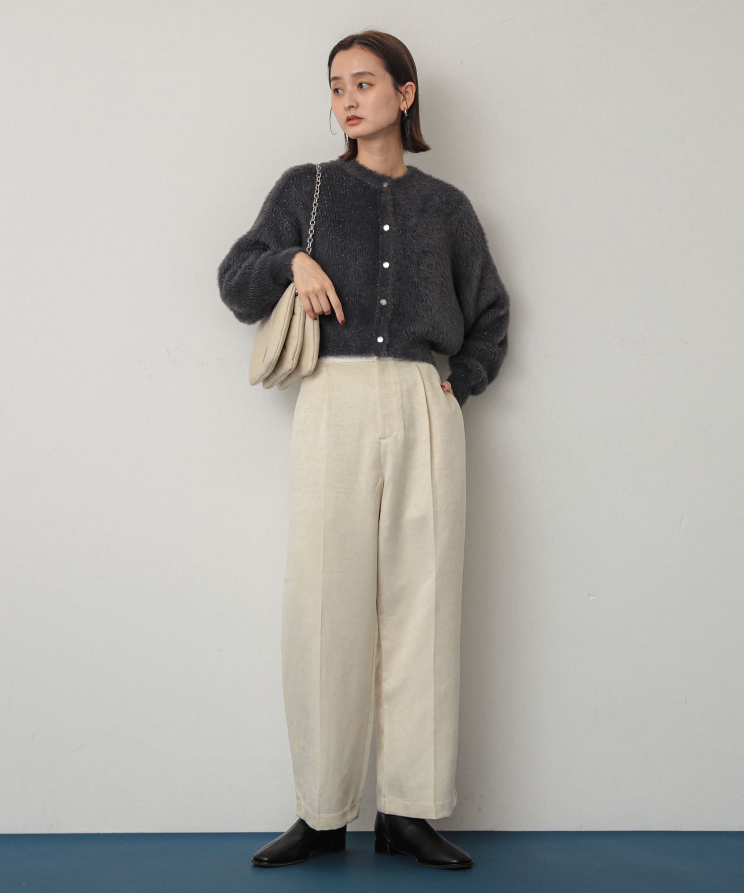 『一部WEB限定カラー』チェーンパフバッグ IVORY one